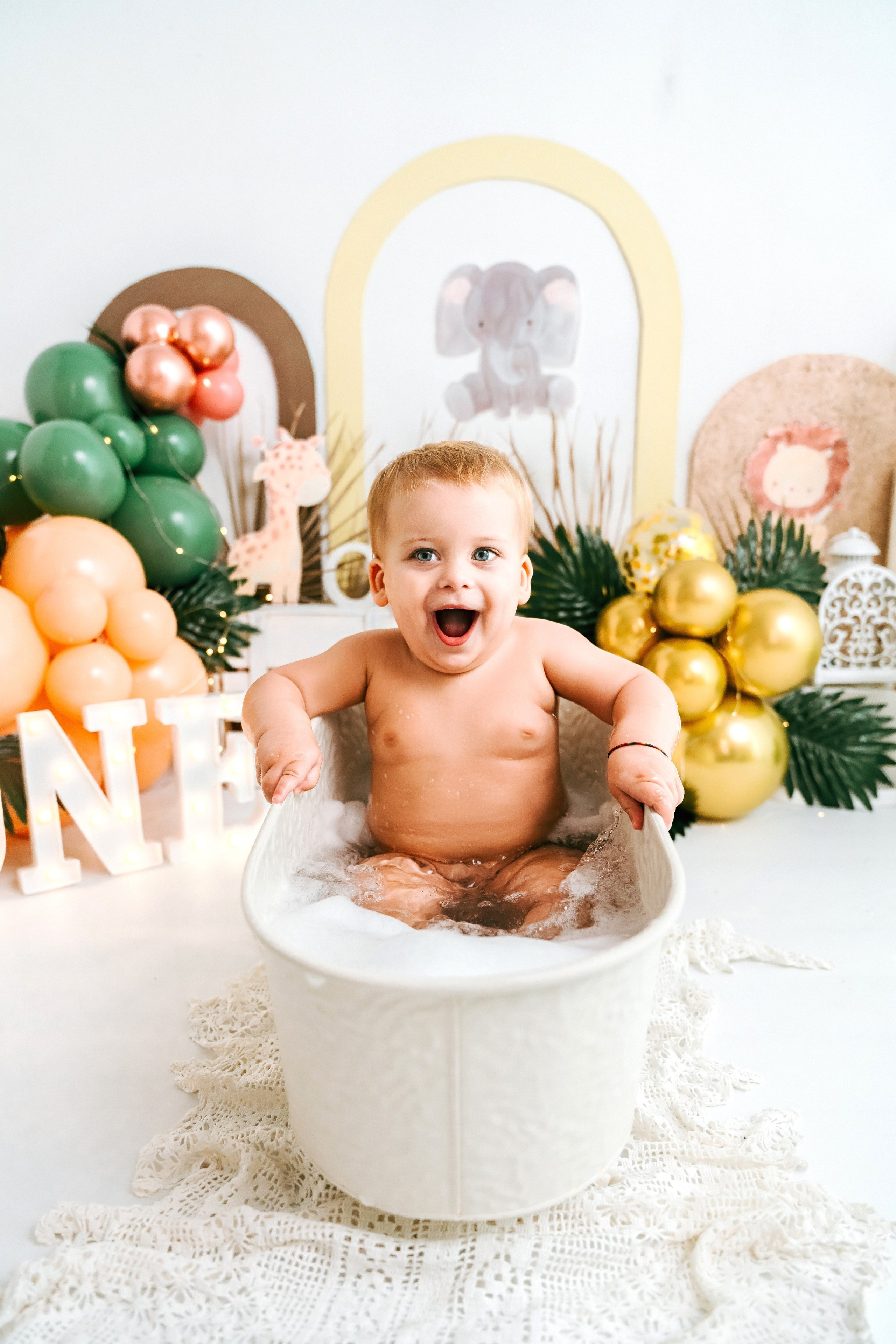 Smash cake. Svitlana Miahka fotografa a Genova