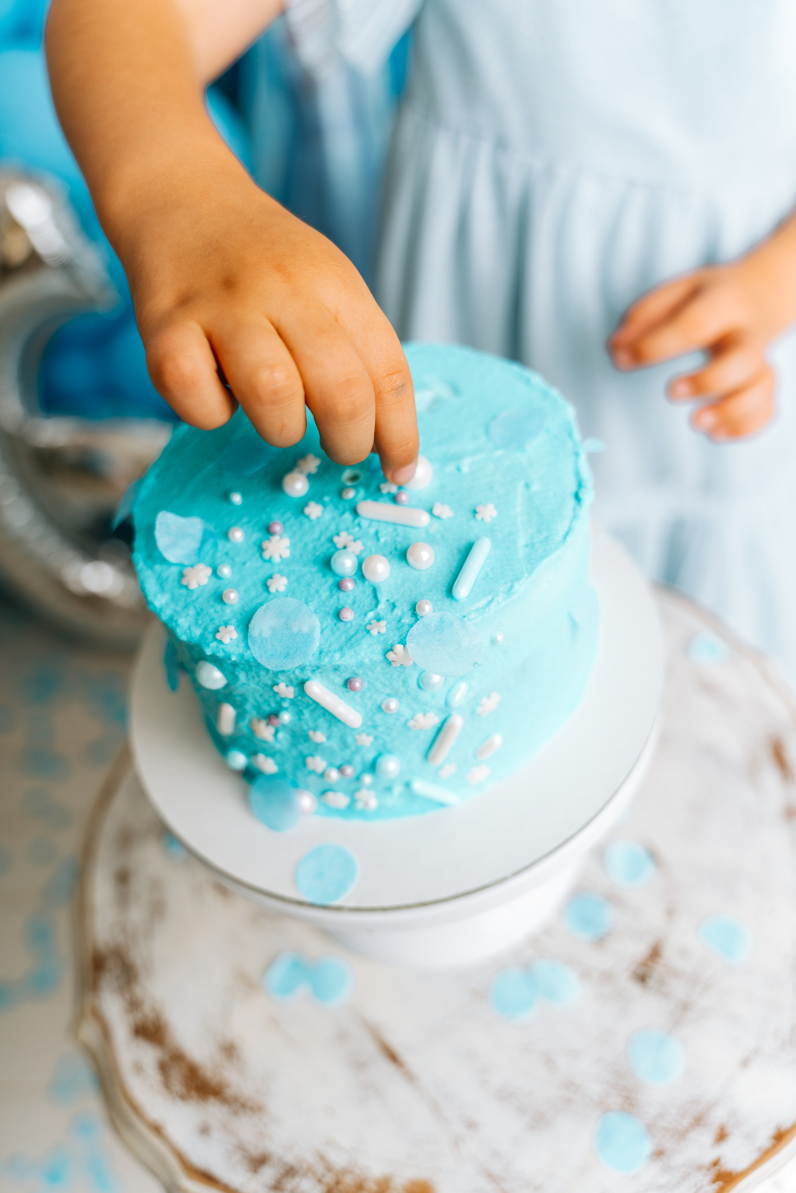 Smash cake. Svitlana Miahka fotografa a Genova