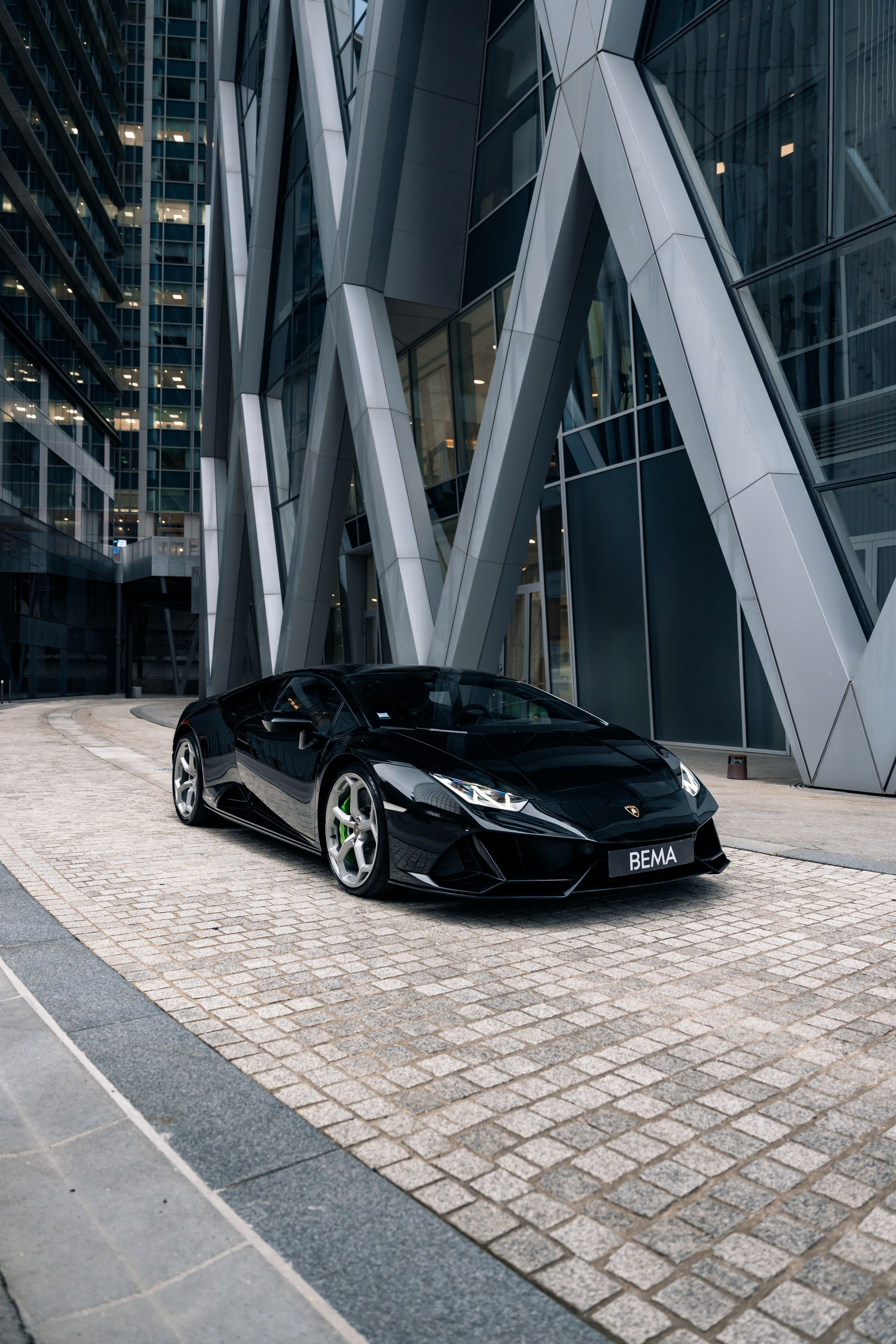 Lamborghini Huracan Evo. Photographe de voitures à Paris — Vitalii Motruk