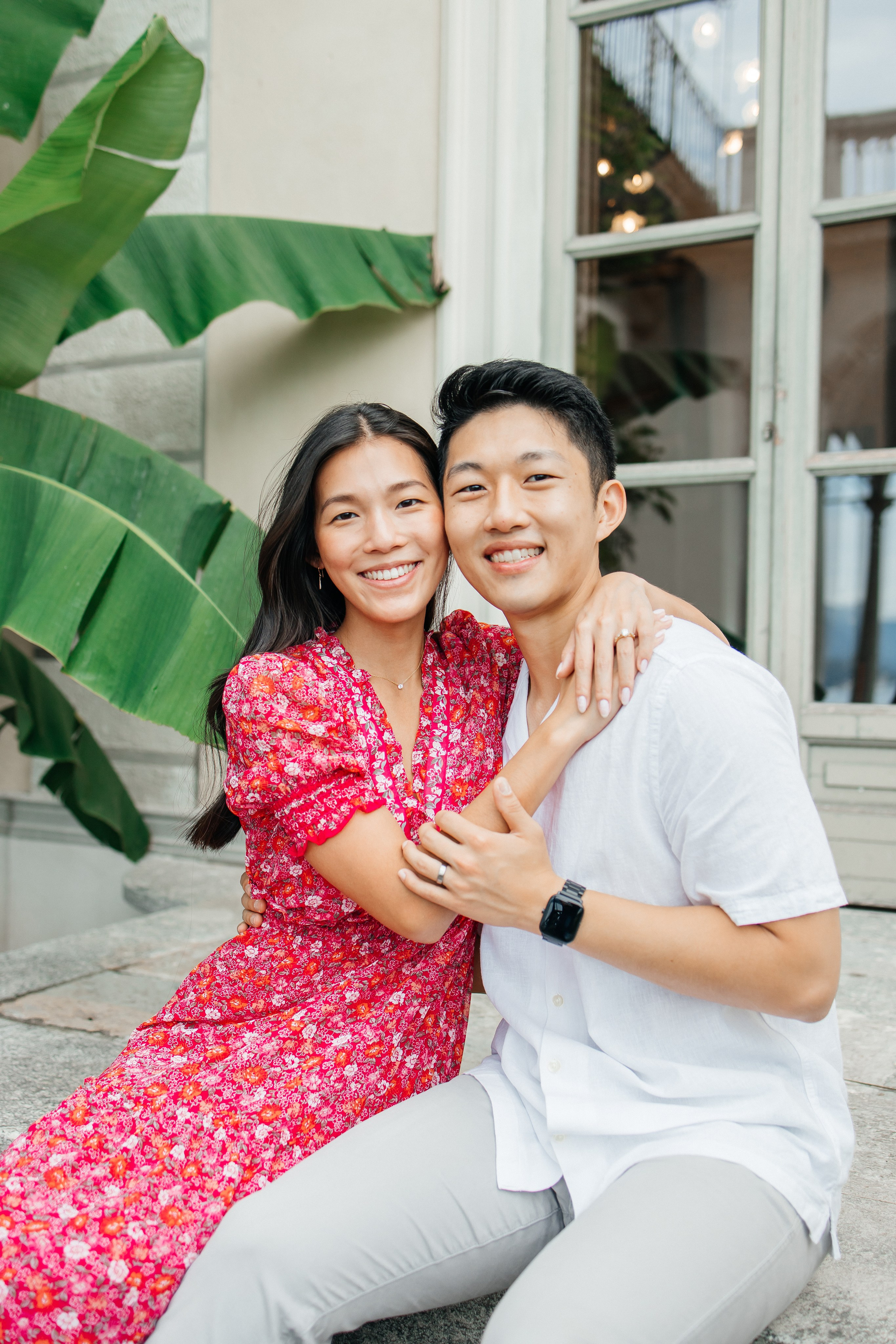 Lake Como Engagement Photography | Villa Monastero. Photographer in Italy Anna Linnik