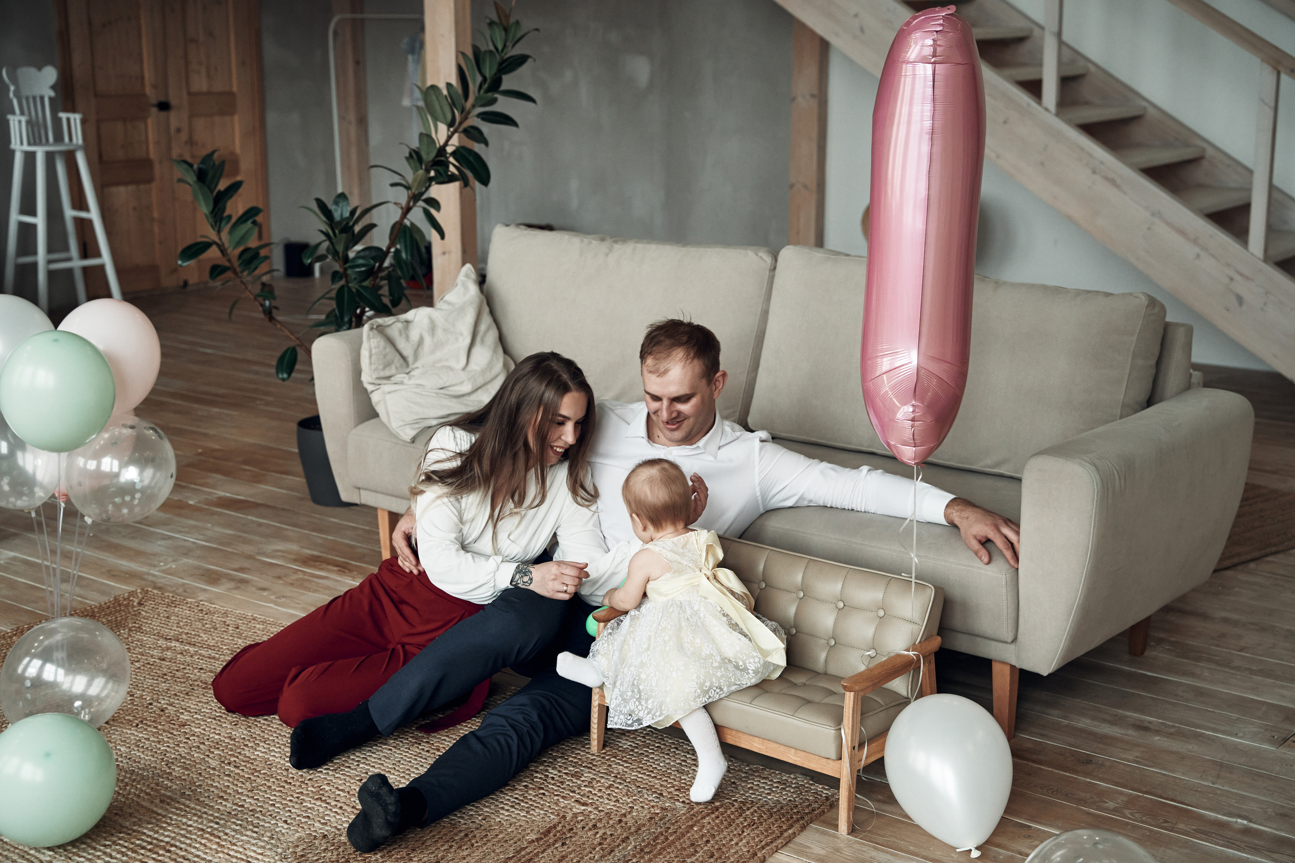 Первый годик малыша. Ульяна. Фотограф в Барселоне Жанна Захарченко