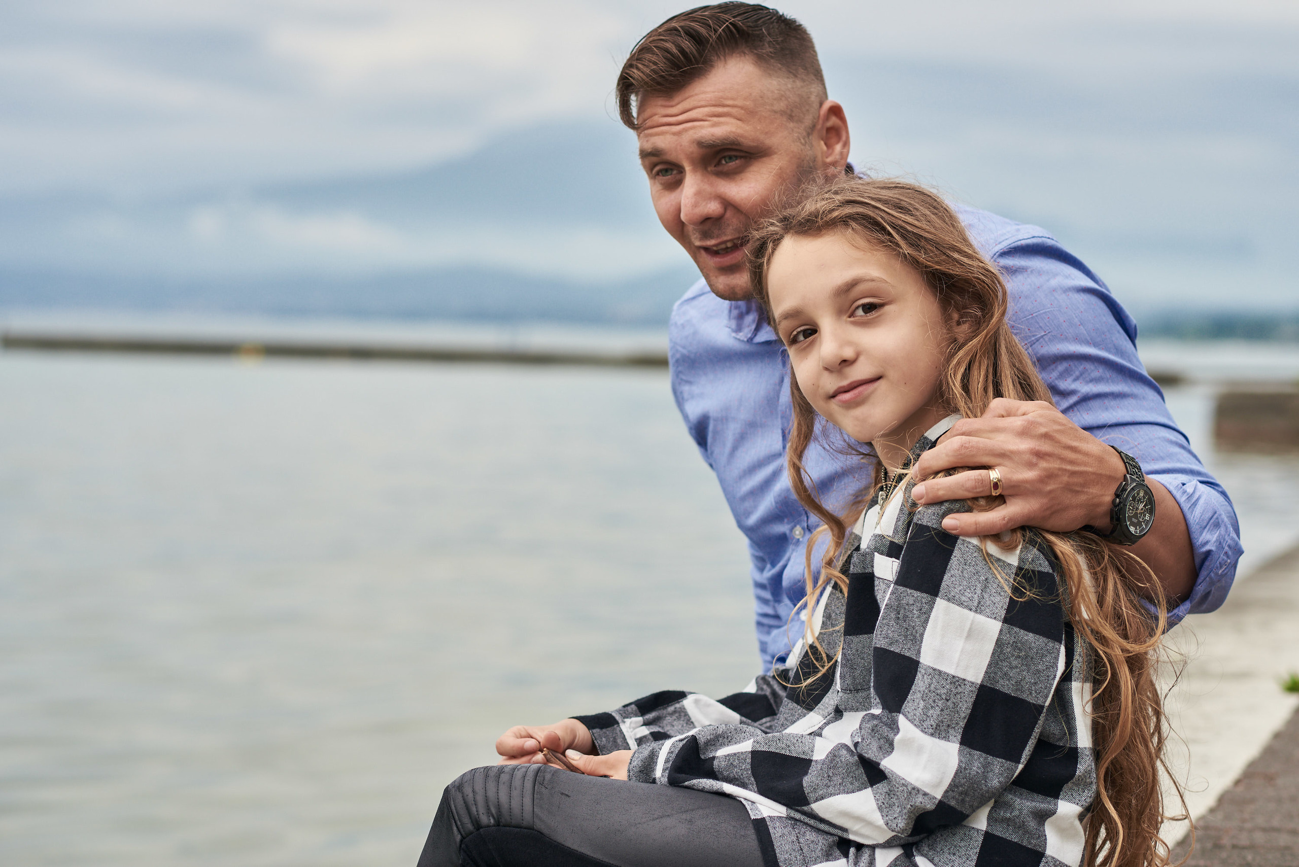 Servizio fotografico di famiglia. Zhenya e Mirhiam
