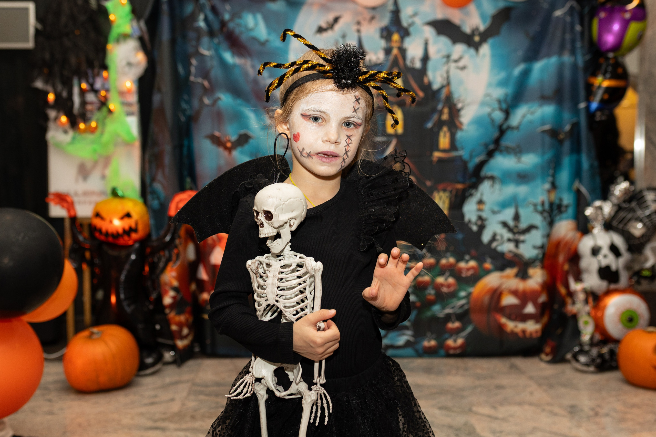 Leo dance studio Helloween 2025. Семейный и детский фотограф в Варшаве Мила Бобровская