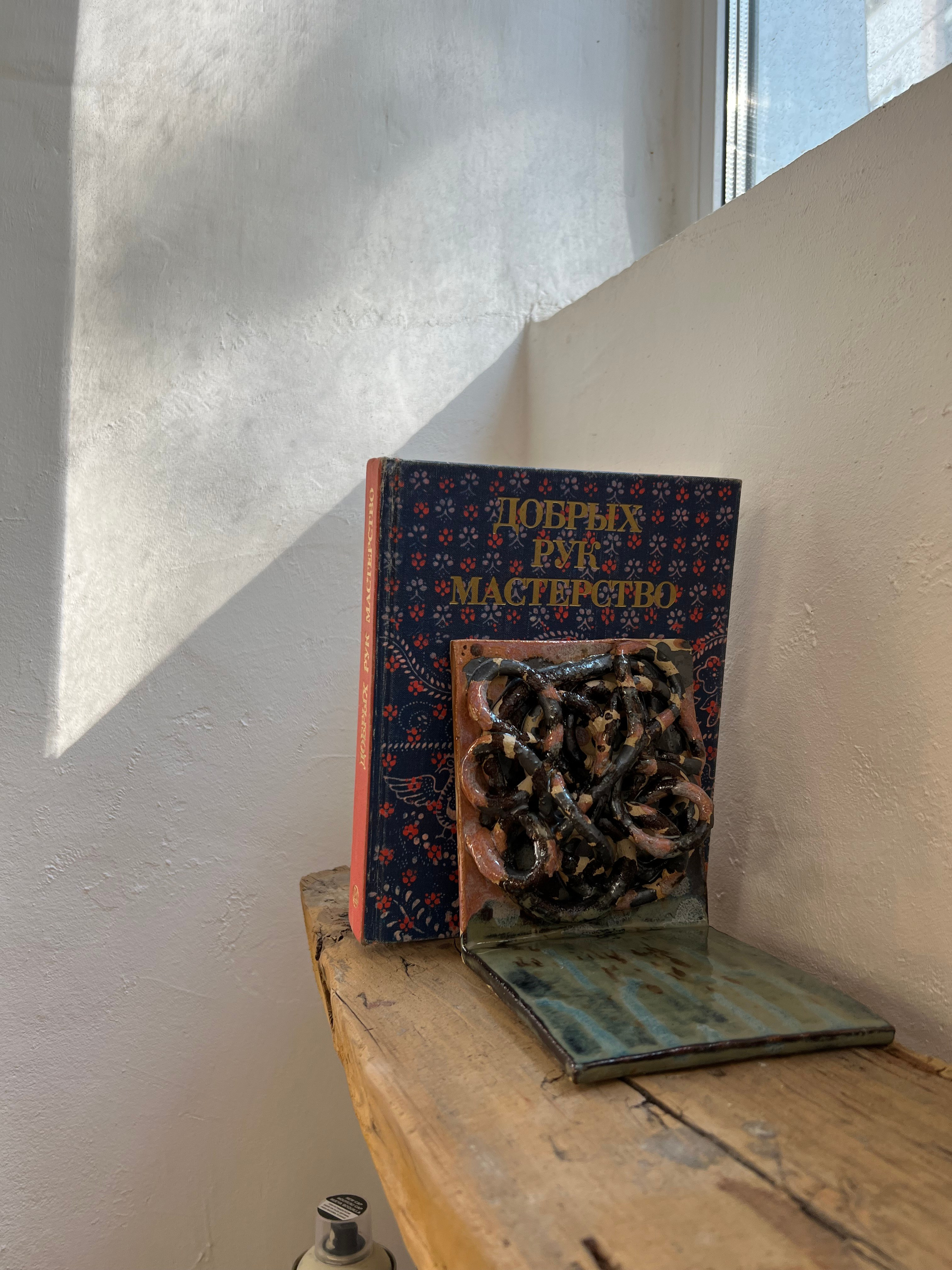 Book stopper. ReefCeramics, based in Nicosia, is a creative hub where handcrafted ce