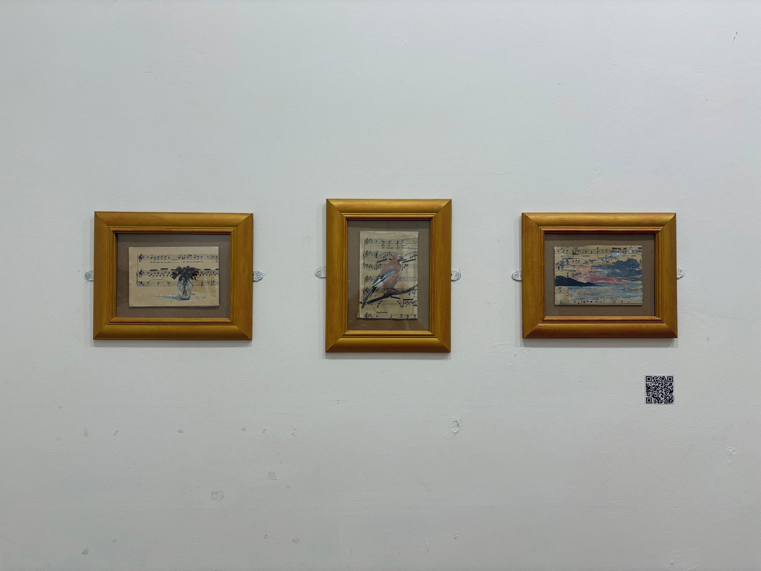 Sheet Music 2024. Katrielle Solo | Fine Art | Lyon, France