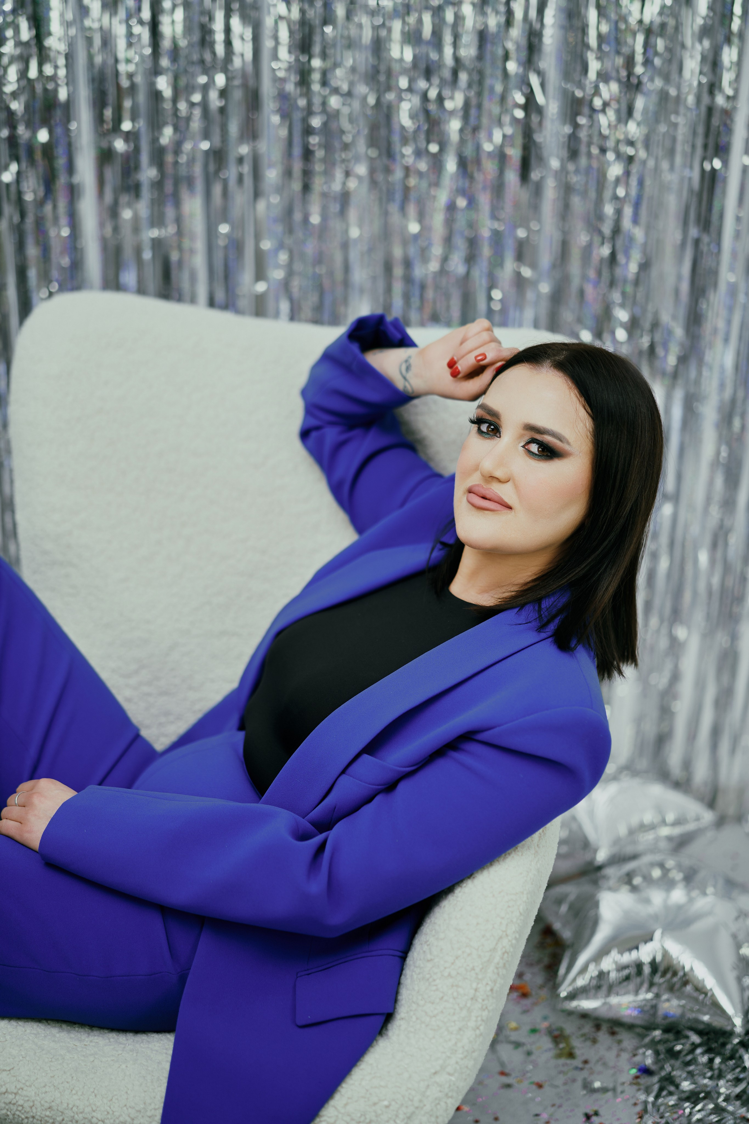 Аннет. Новый год 2025. Серебро. Фотограф в Барселоне Жанна Захарченко