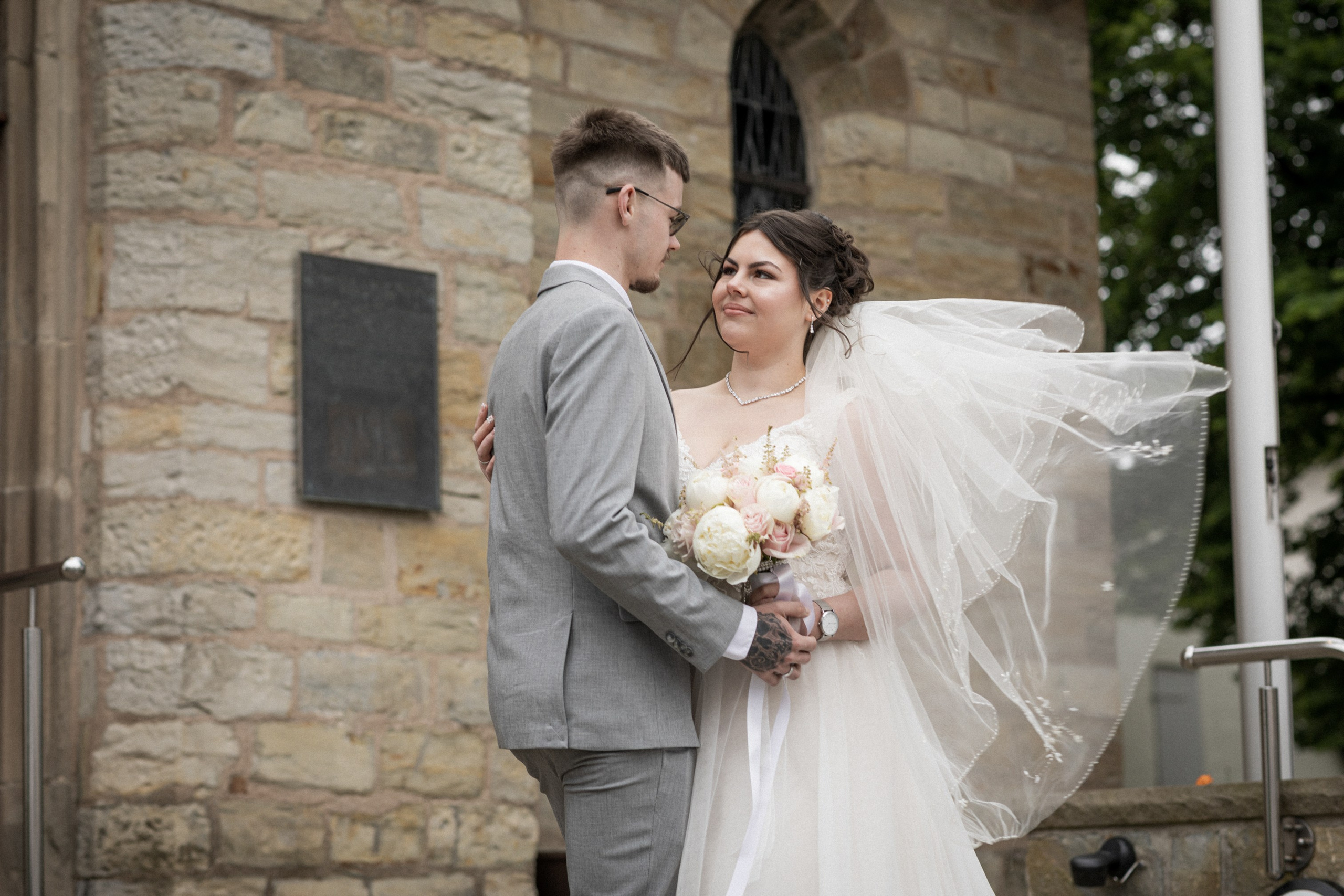 Kirchliche Trauung. Hochzeitfotograf in Bielefeld