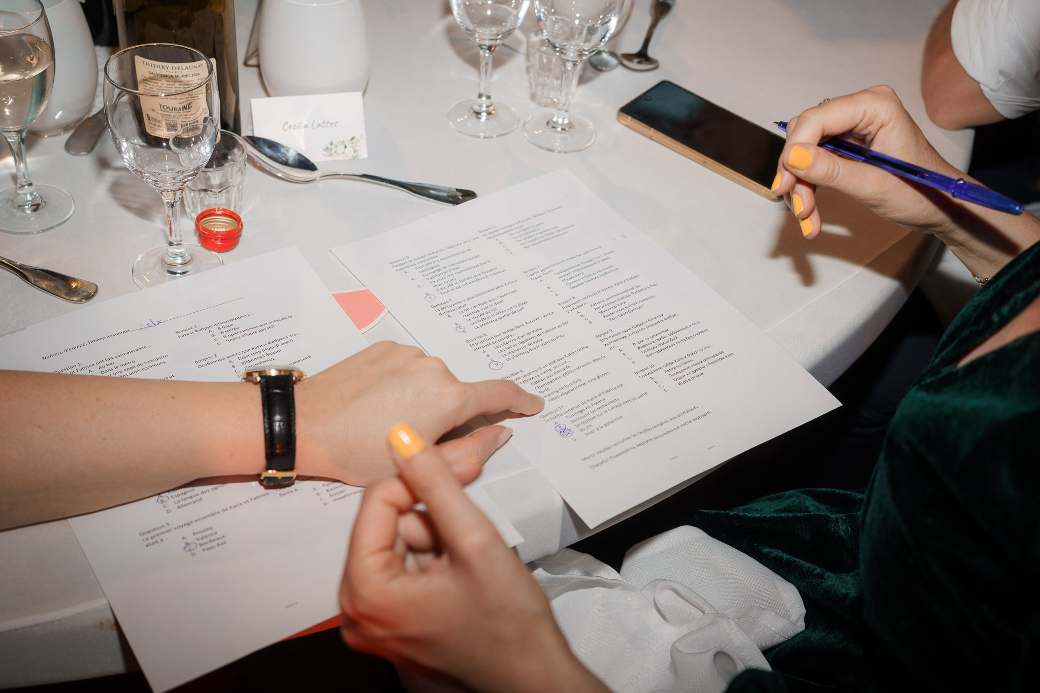 K& F, destination wedding photographer in L’Orangerie de l’Orée du Bois, France