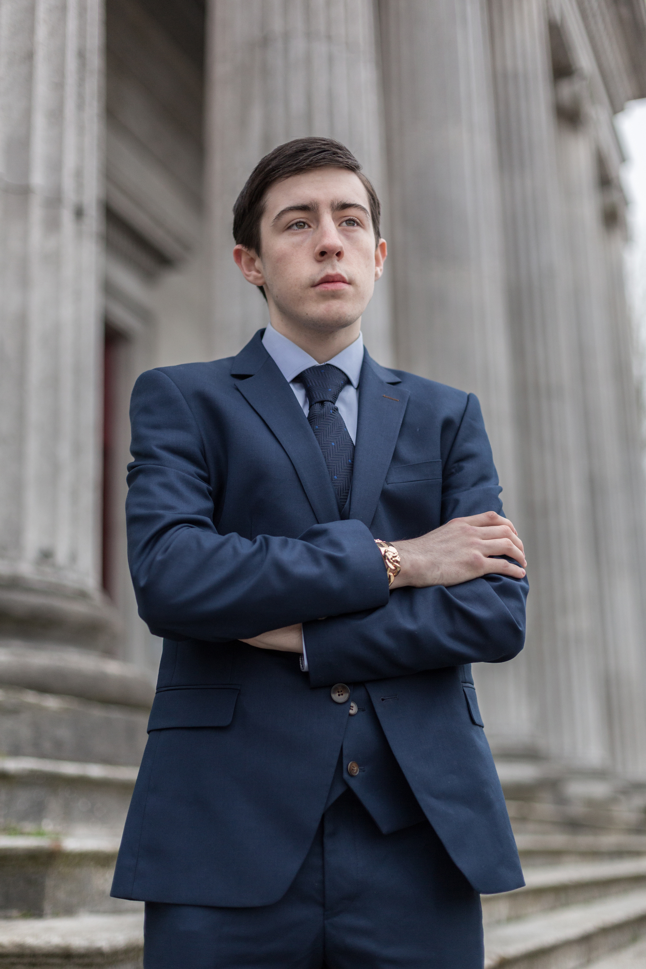 photo shot, model, column, fashion, fashion model, suit, strong man, serious man