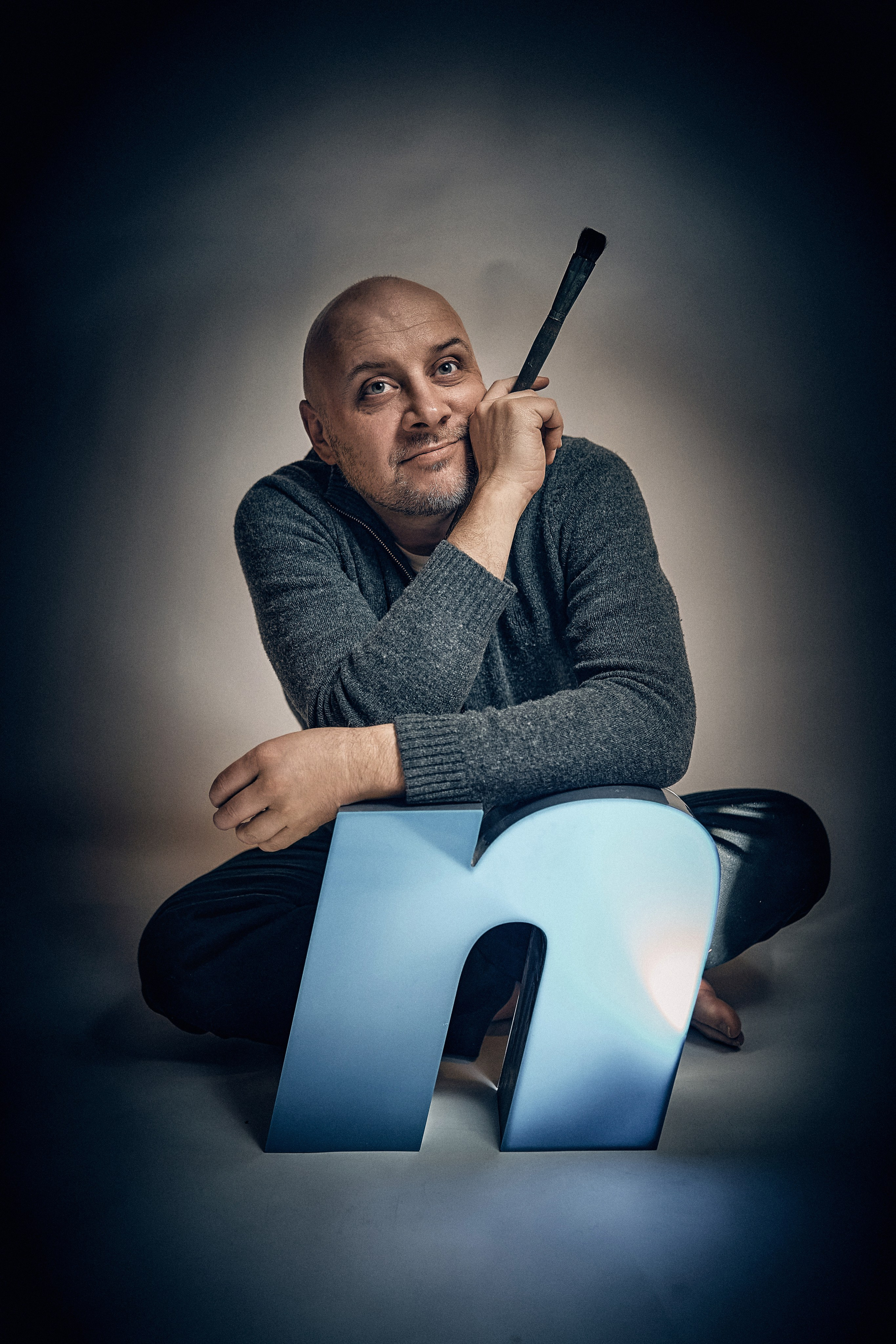 Portret Malarza - Simeon Genew. Andriej Szypilow — Photography & Videography