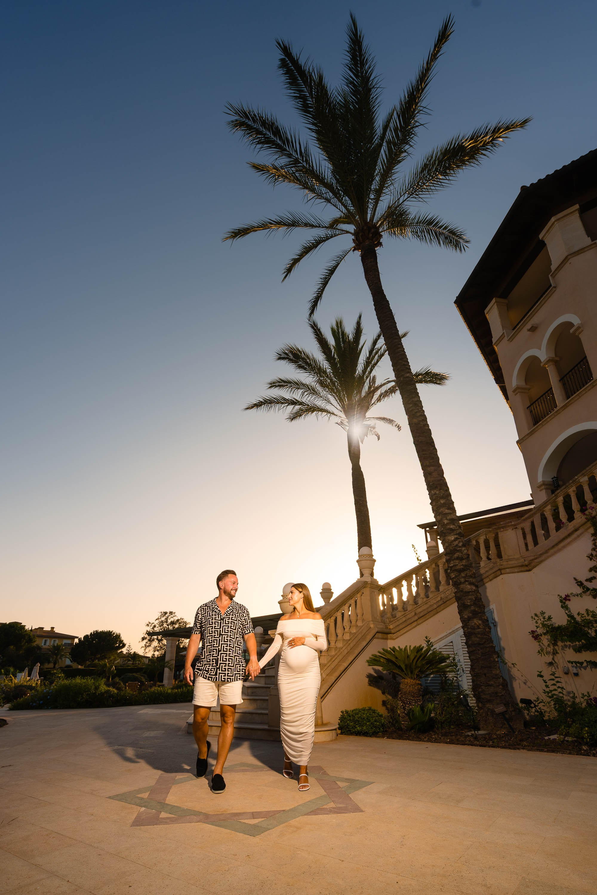 Pregnant Portrait Photoshoot at St. Regis Mardavall. Mallorca Wedding, Corporate & Social Photographer