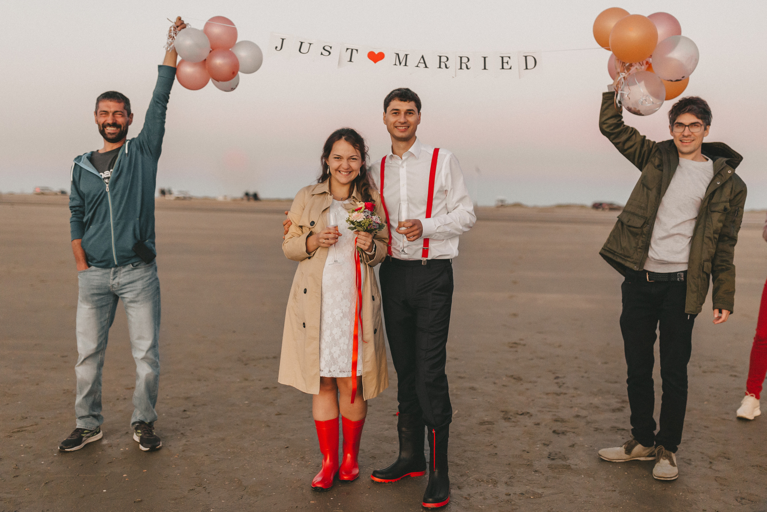 Свадьба в Дании: город Тённер и пляж на острове Рёмё. Фотограф в Германии — Мария Чистякова