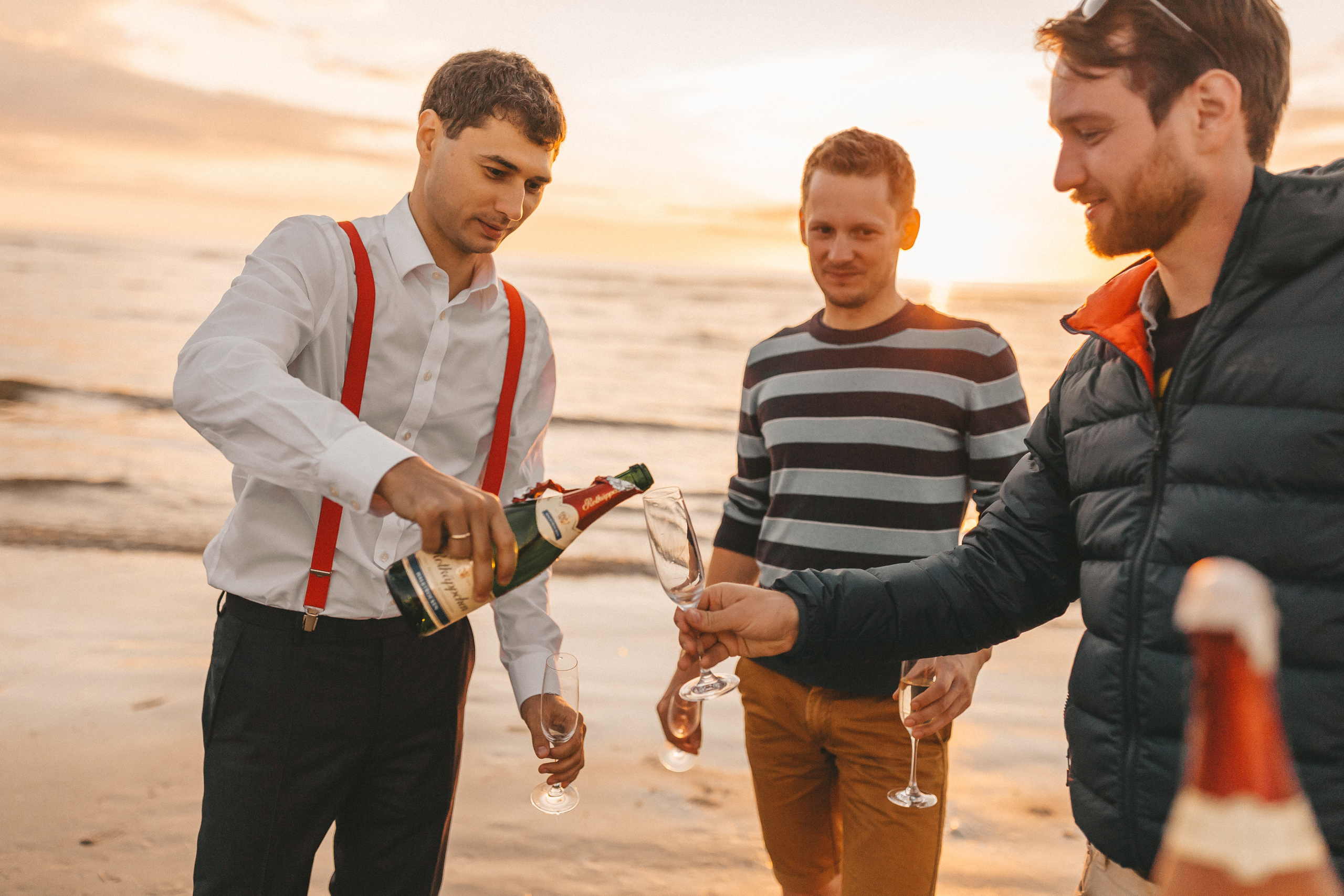 Свадьба в Дании: город Тённер и пляж на острове Рёмё. Фотограф в Германии — Мария Чистякова