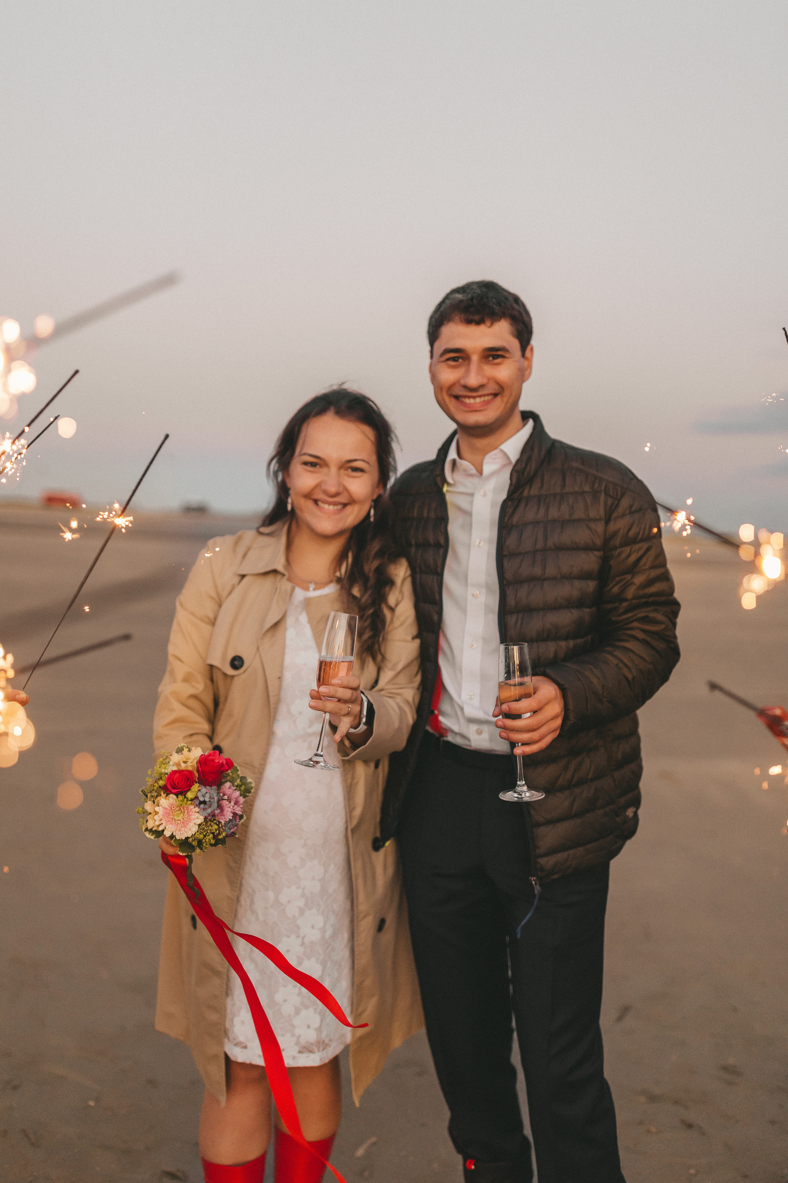 Свадьба в Дании: город Тённер и пляж на острове Рёмё. Фотограф в Германии — Мария Чистякова