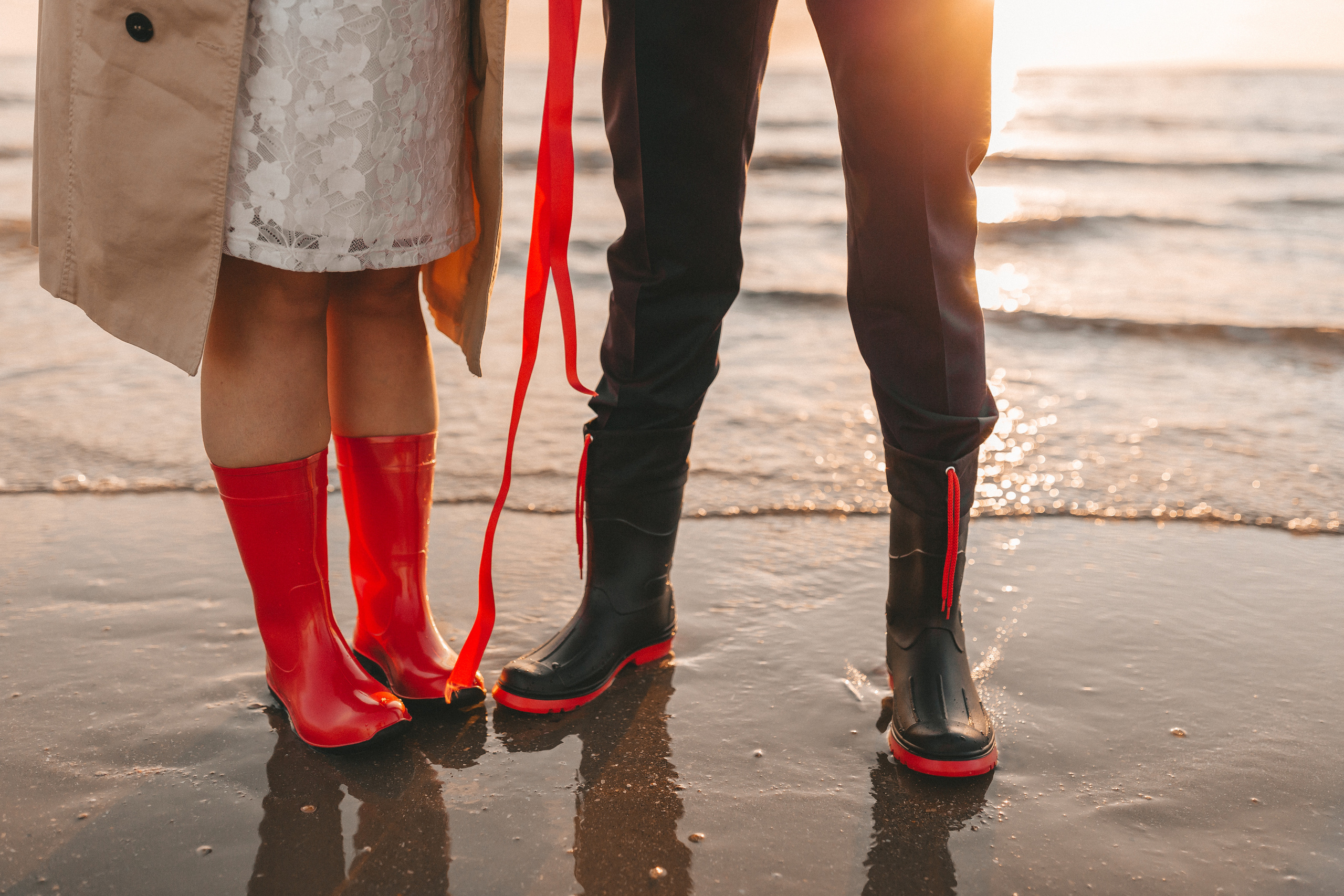 Свадьба в Дании: город Тённер и пляж на острове Рёмё. Фотограф в Германии — Мария Чистякова