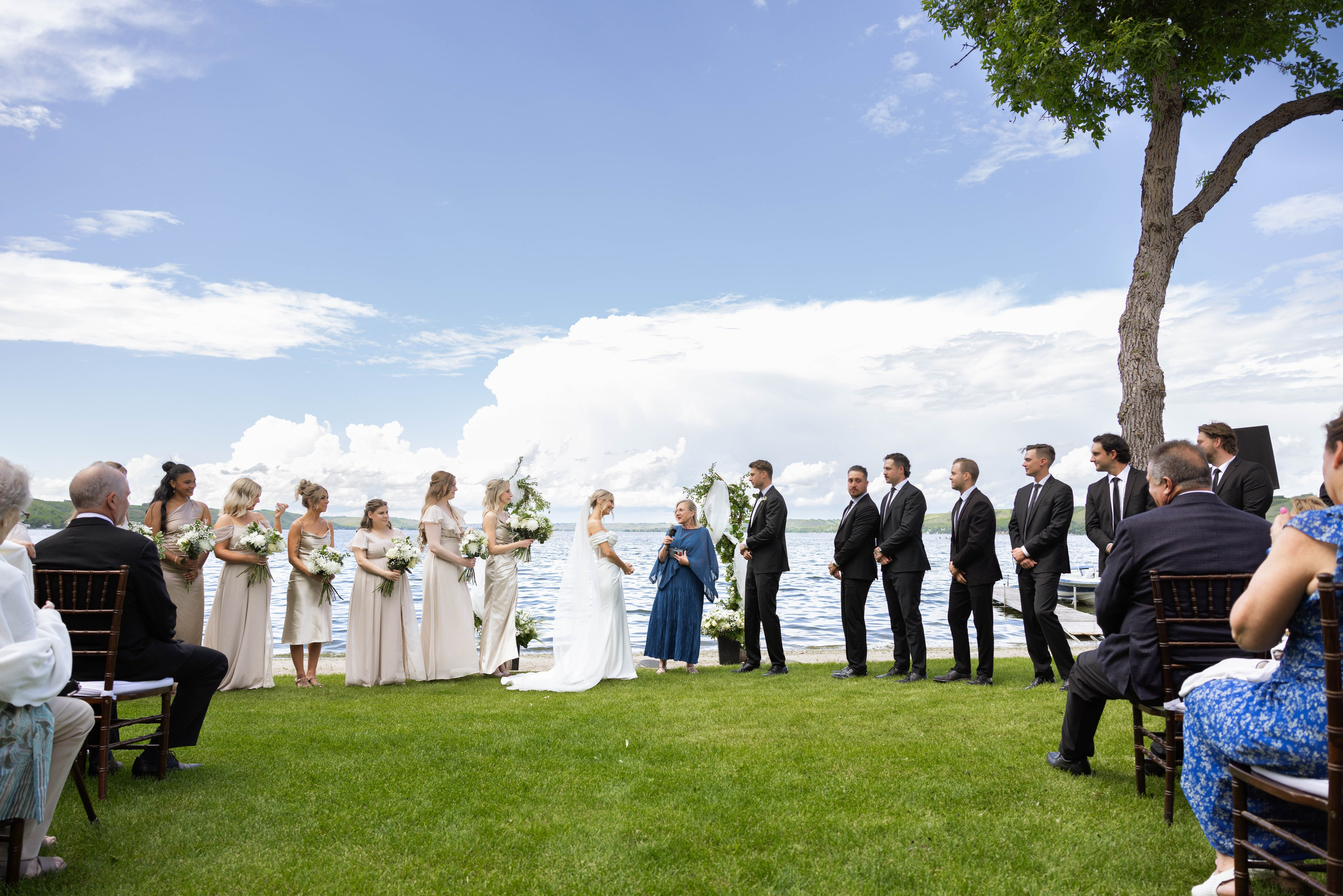 Beautiful Lakeside Wedding Photography. Wedding photography and videography in Regina, Saskatchewan