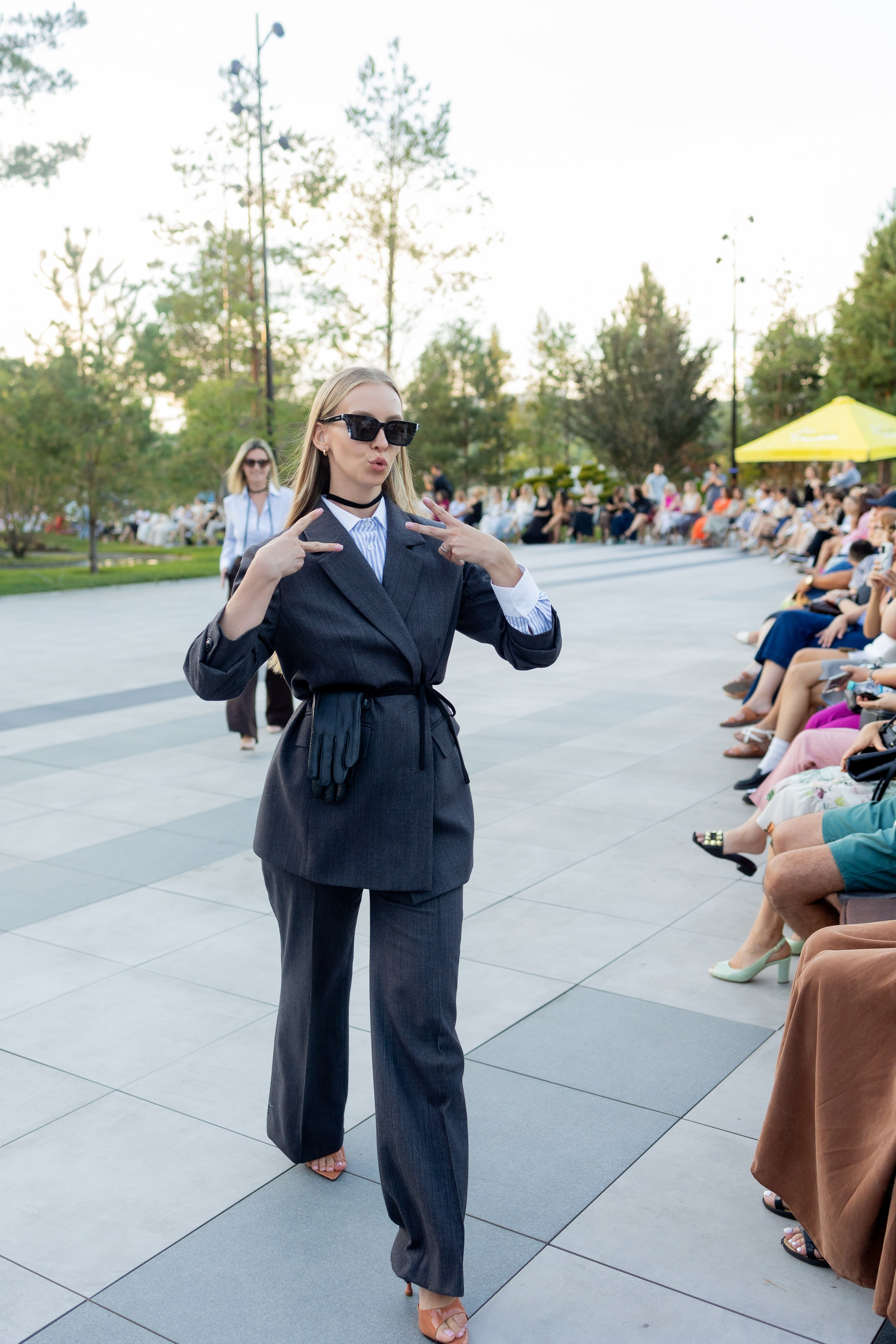 L.Storojuc backstage runway. MATVEEVA STUDIO