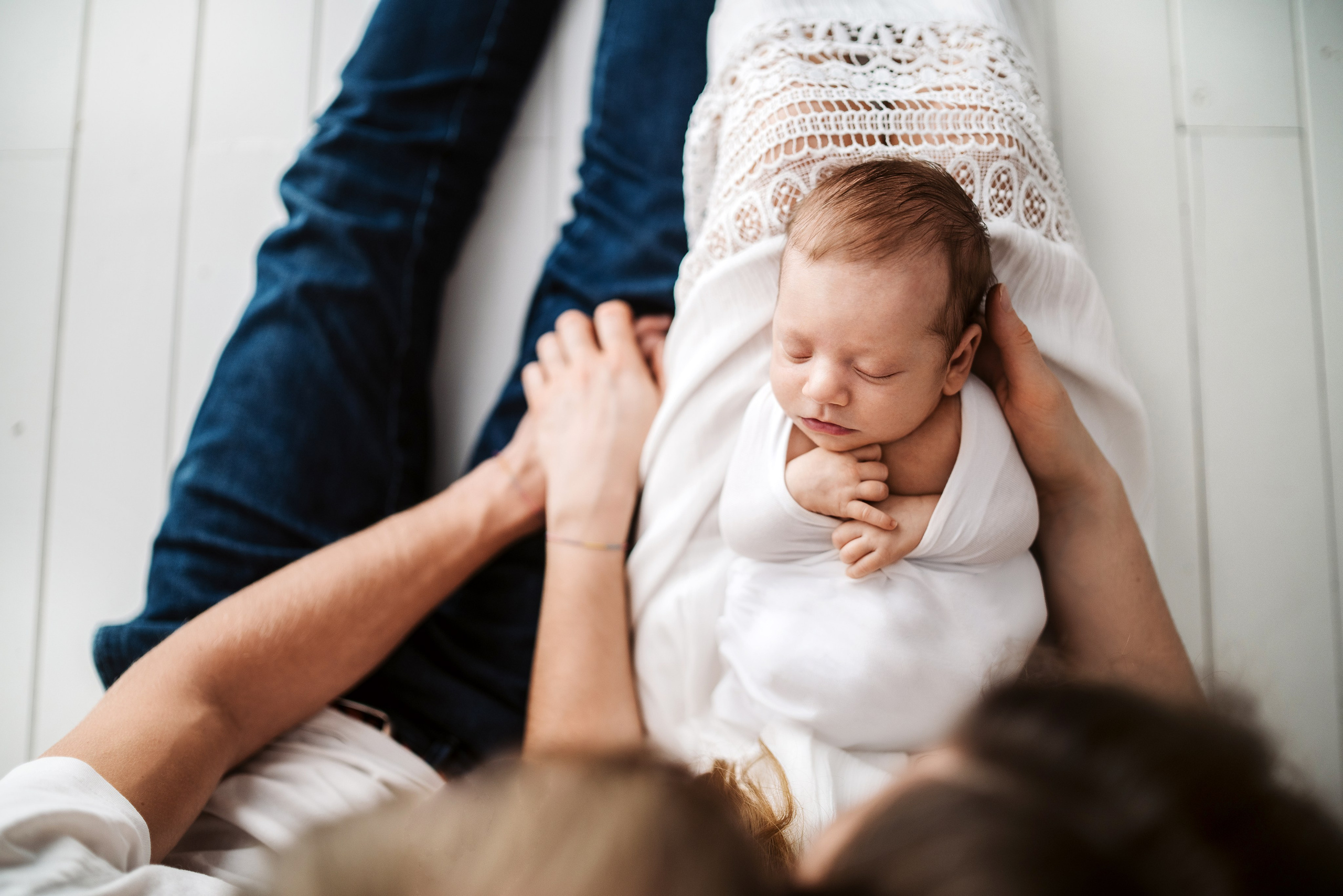 Newborn. Svitlana Miahka fotografa a Genova