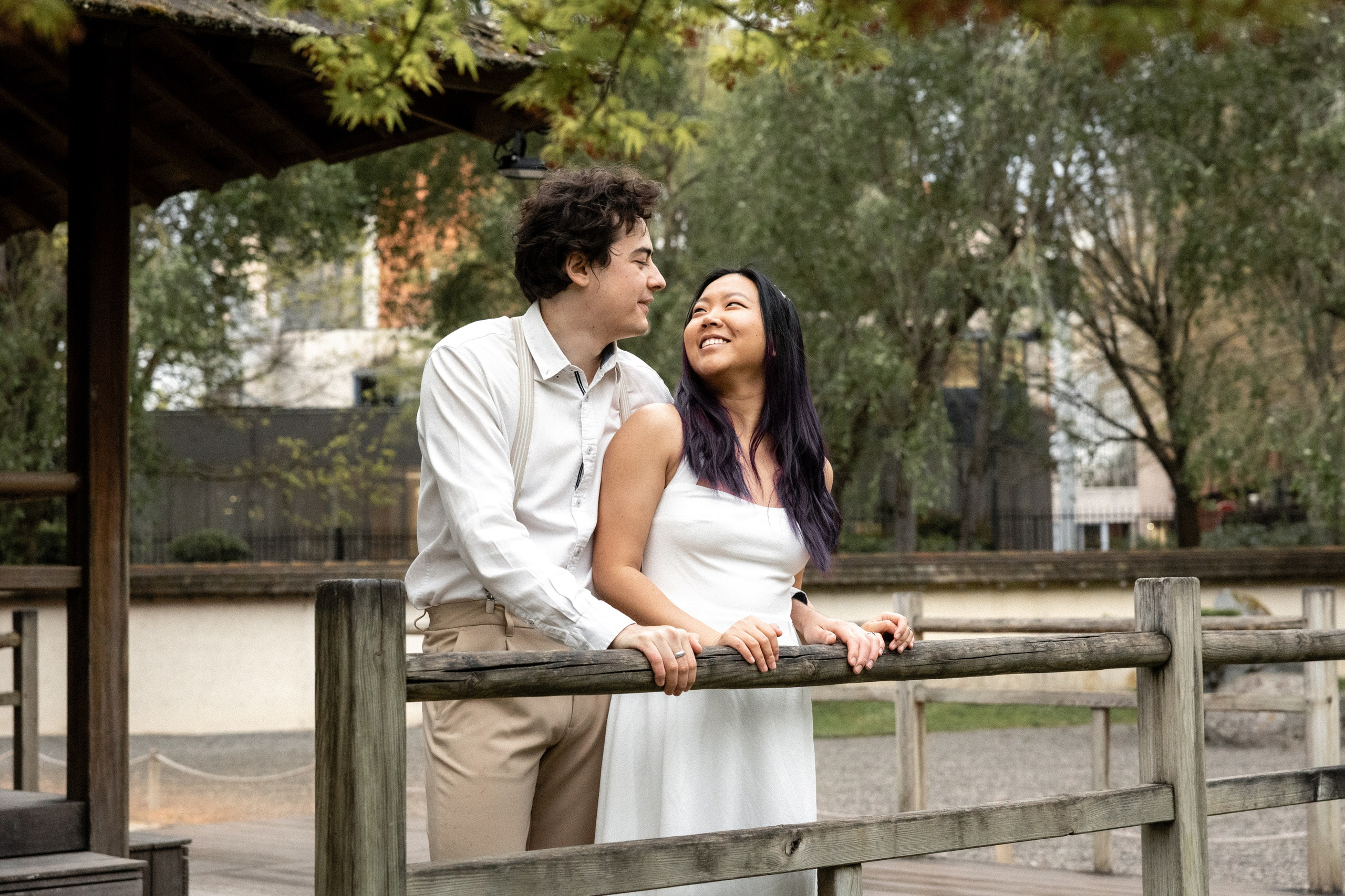 Photoshoot in the blooming Japanese Garden of Toulouse. Eugénie Smirnova — Photographe à Toulouse et dans le Sud-Ouest