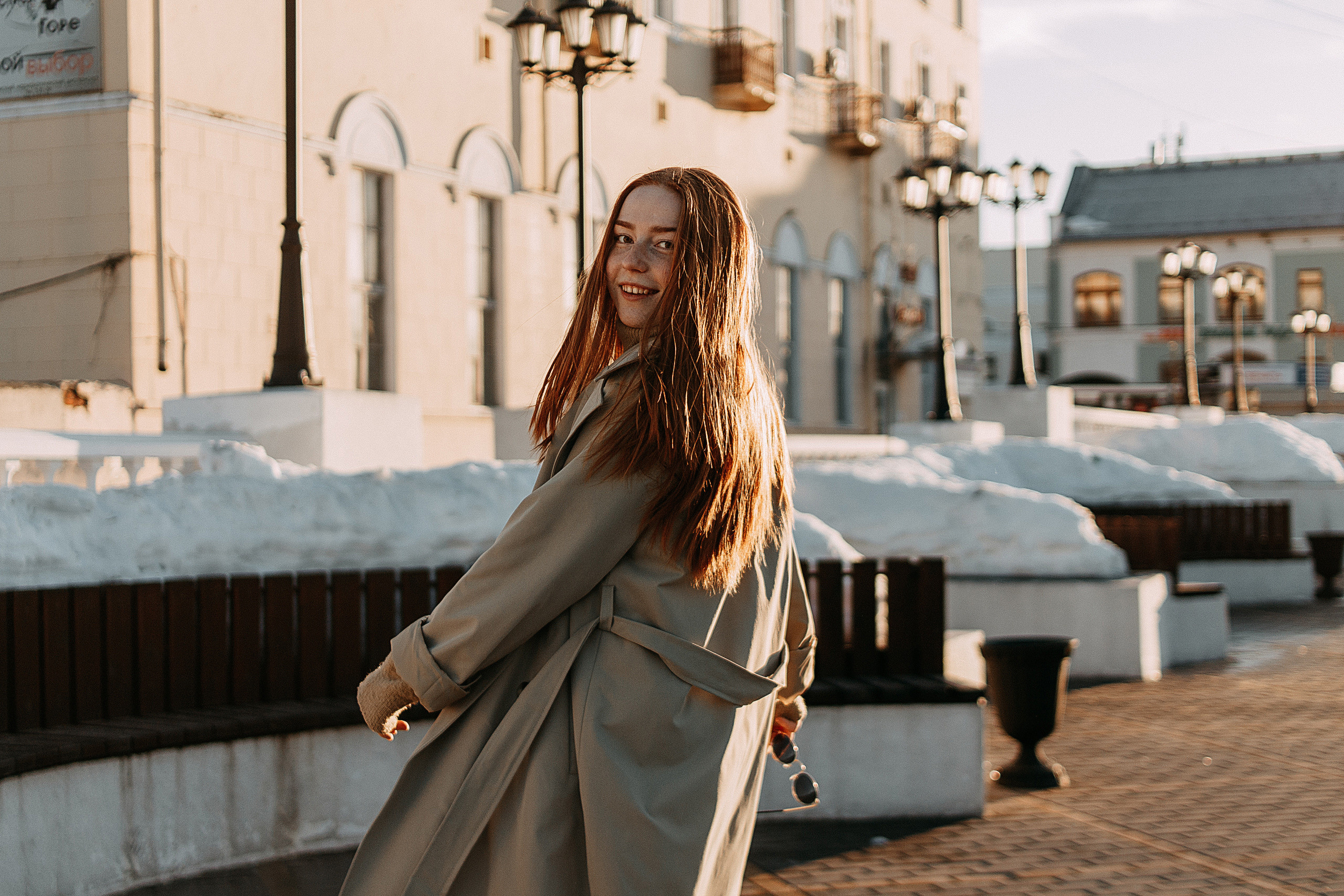 Dasha at the Palace of Culture. Wedding and portrait photographer in Beograd Ekaterina Makedonskaya