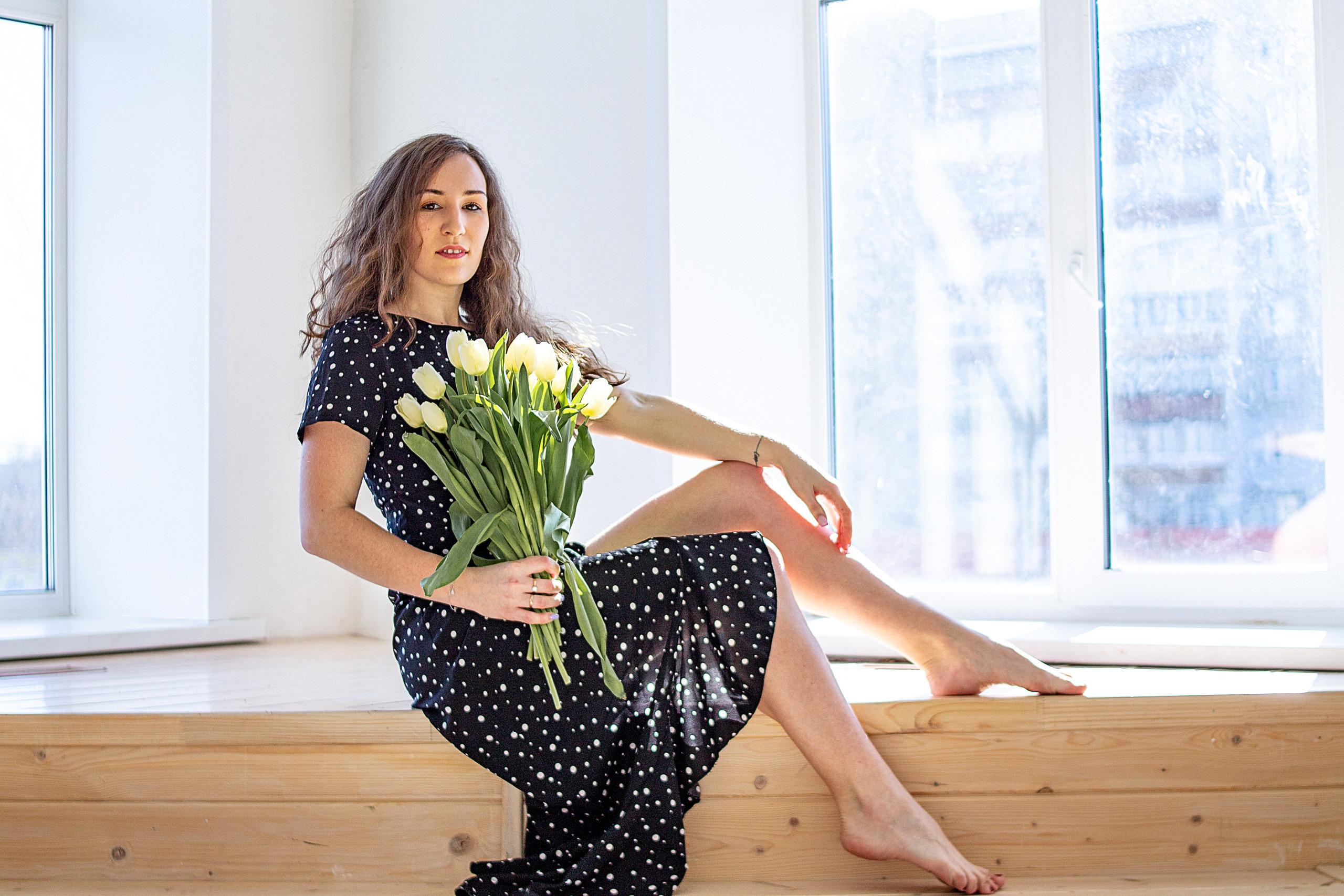 Flower photoday in the studio. Wedding and portrait photographer in Beograd Ekaterina Makedonskaya