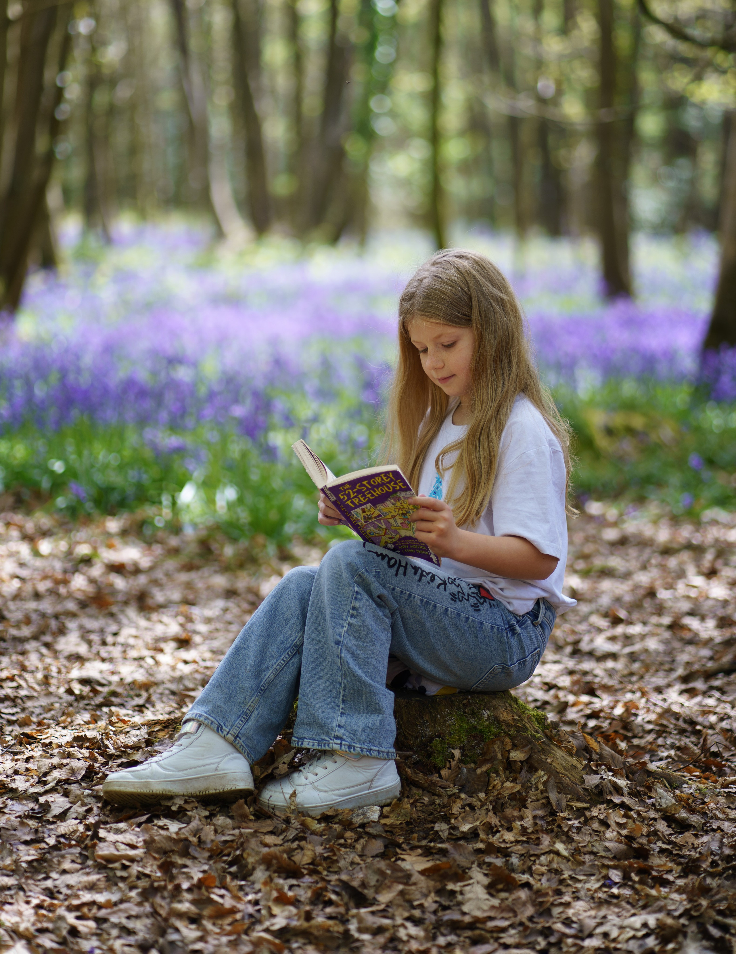 Bluebell field mini session. Jelena Upleja children and family photographer in Bognor Regis