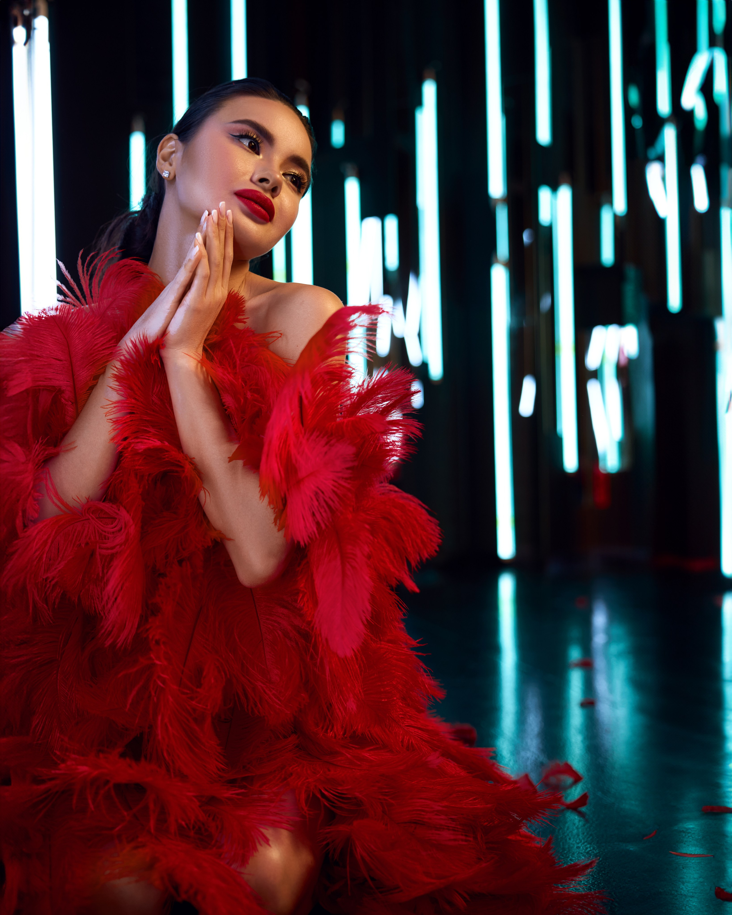 Studio-Shooting. Portraitfotografin Natalia Calcagnile