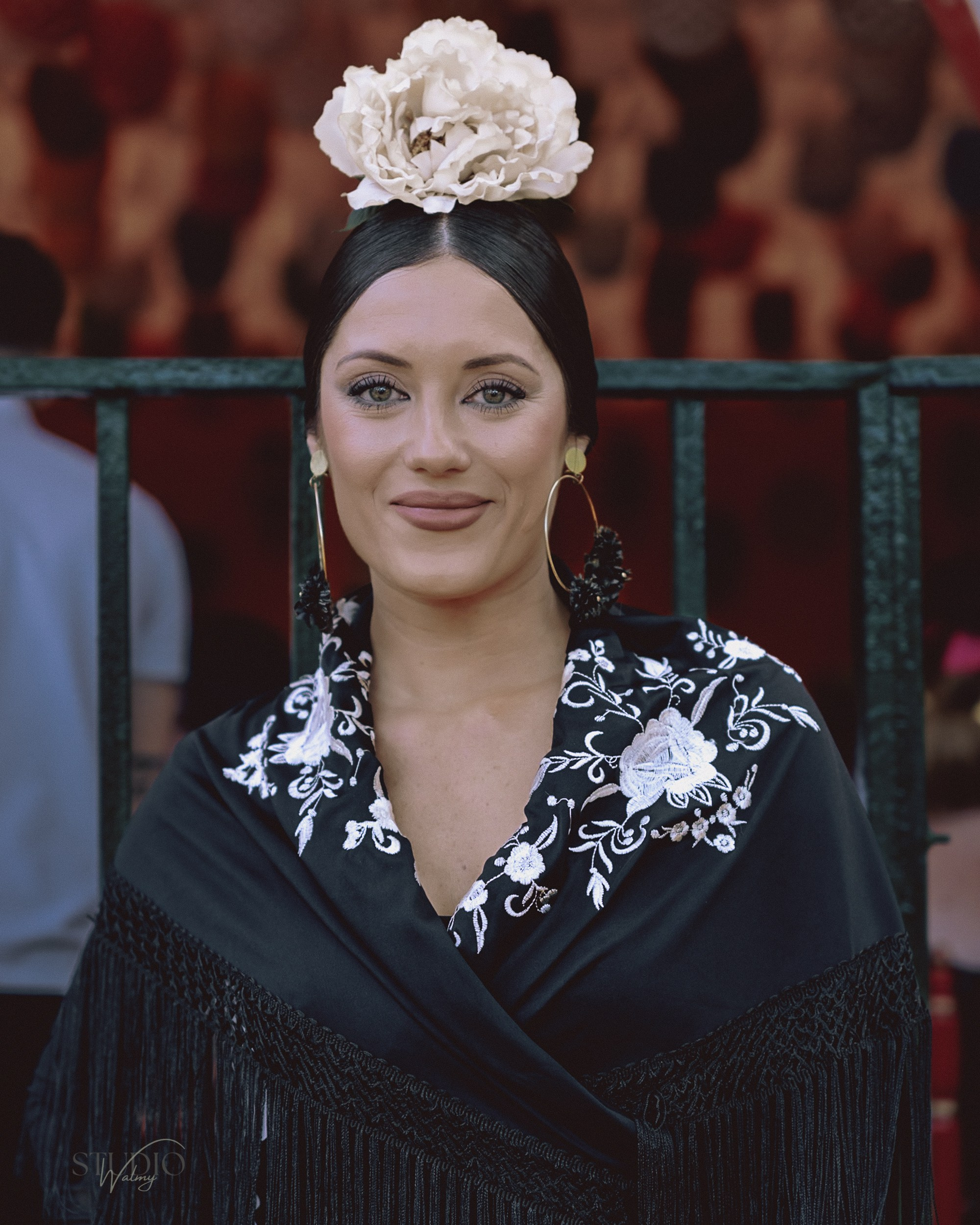 Sesión de fotos en feria de Abril de Sevilla. Inicio