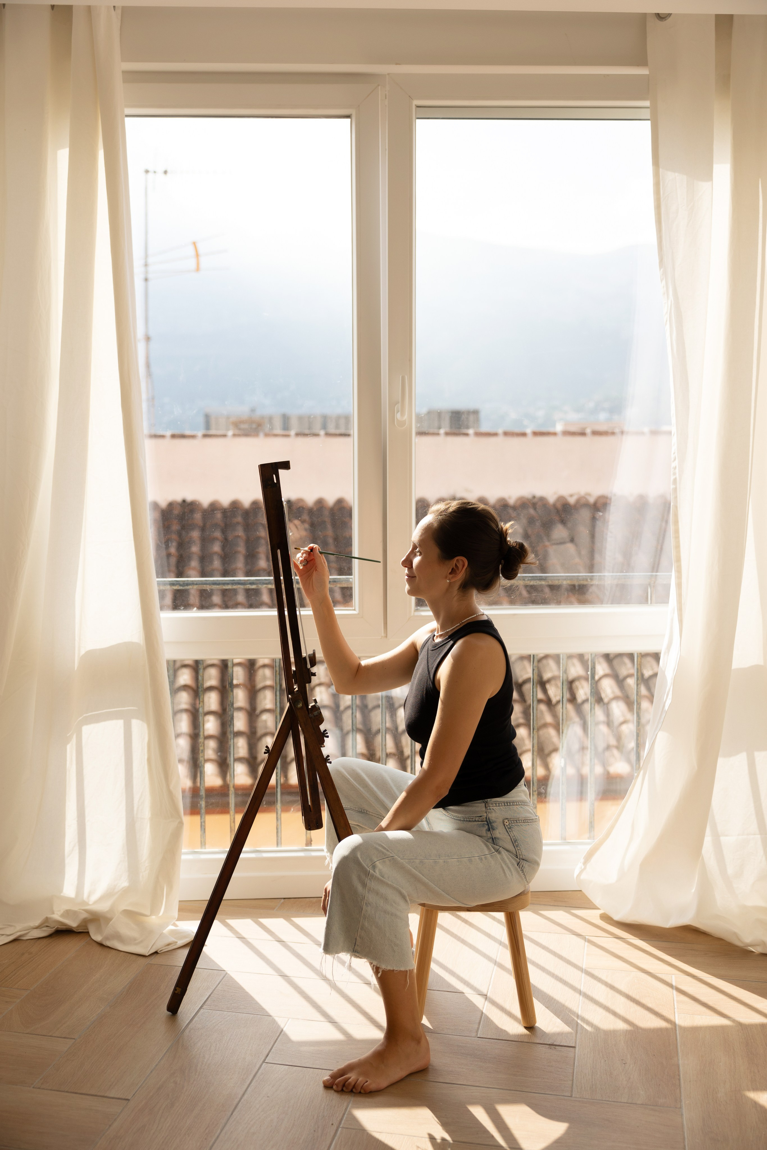 Séance photo de marque personnelle pour art-thérapeute. Eugénie Smirnova — Photographe à Toulouse et dans le Sud-Ouest