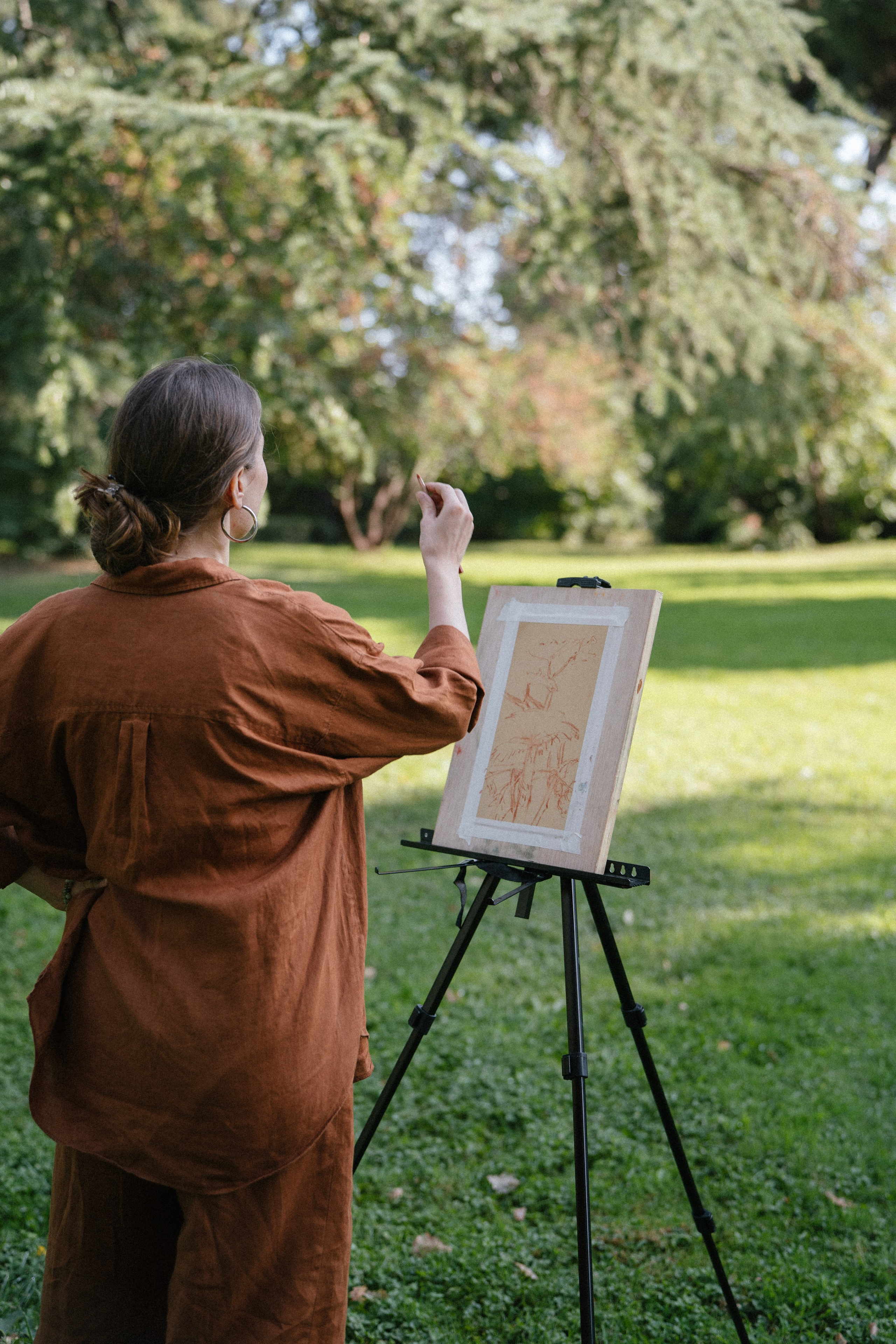 Контент съемка для художника. Фотограф в Мадриде Алена Белянинова