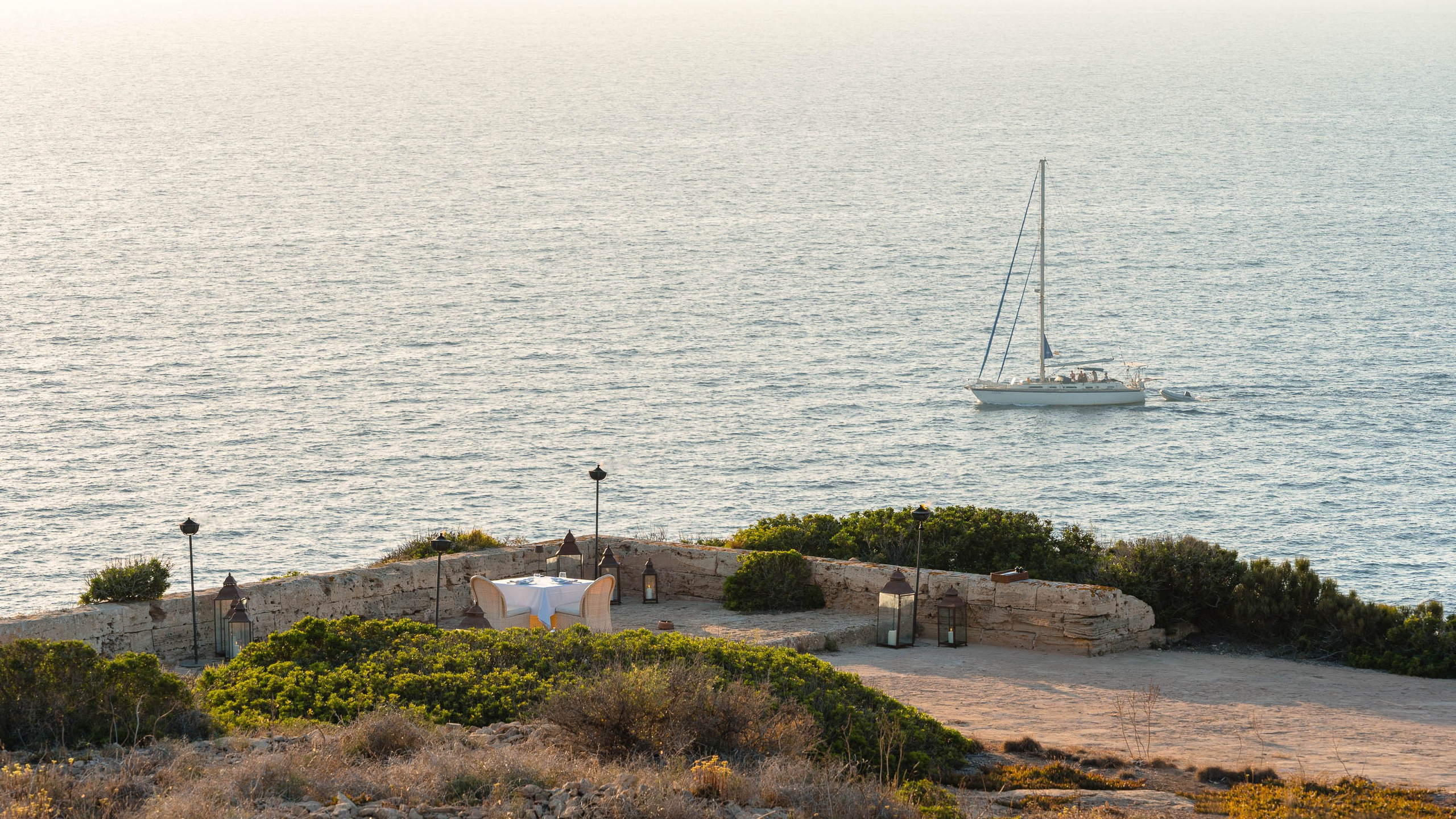 Dusk Wedding Proposal Cap Rocat. Mallorca Wedding, Corporate & Social Photographer