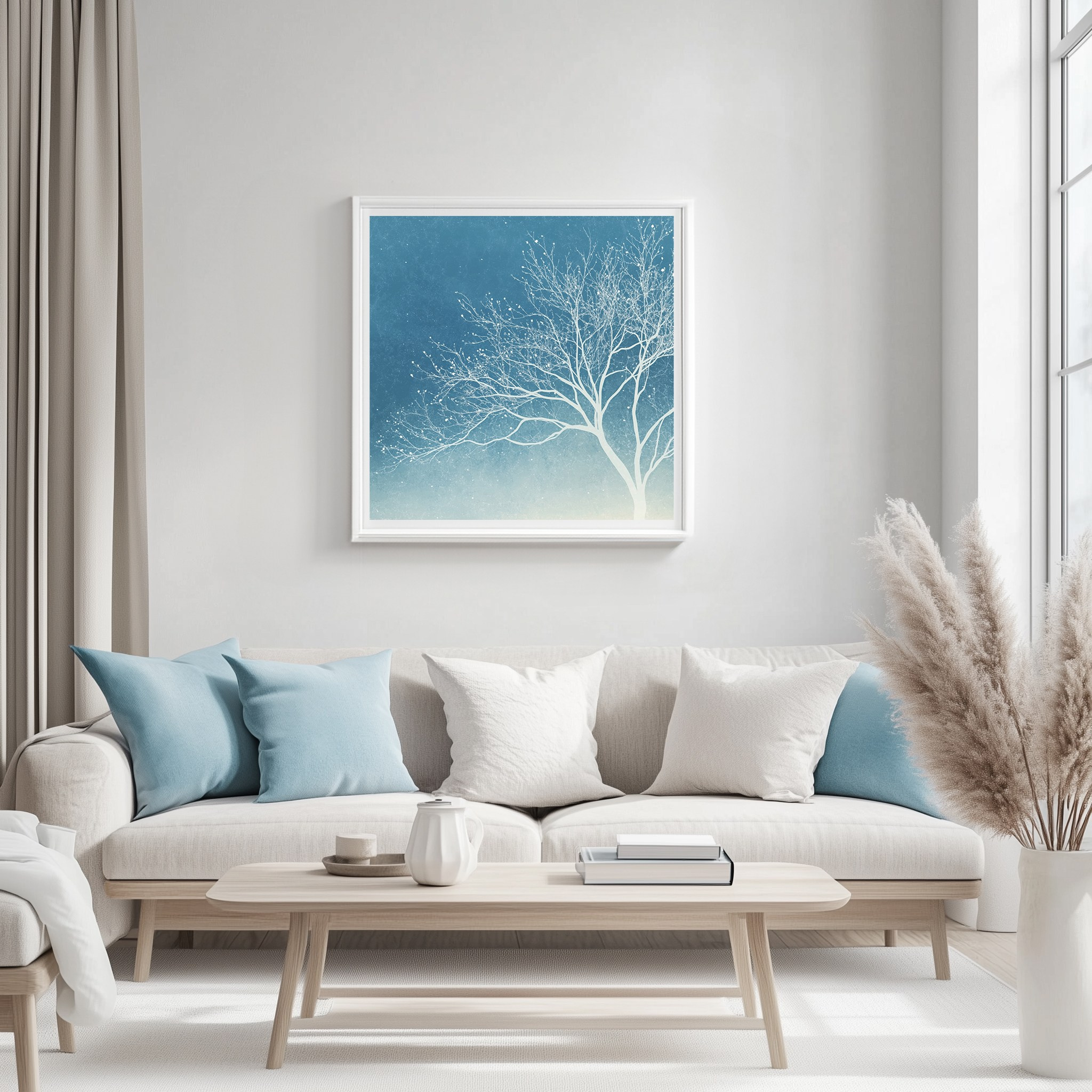 Silent symphony of winter. Lolly Shine. Contemporary digital artist