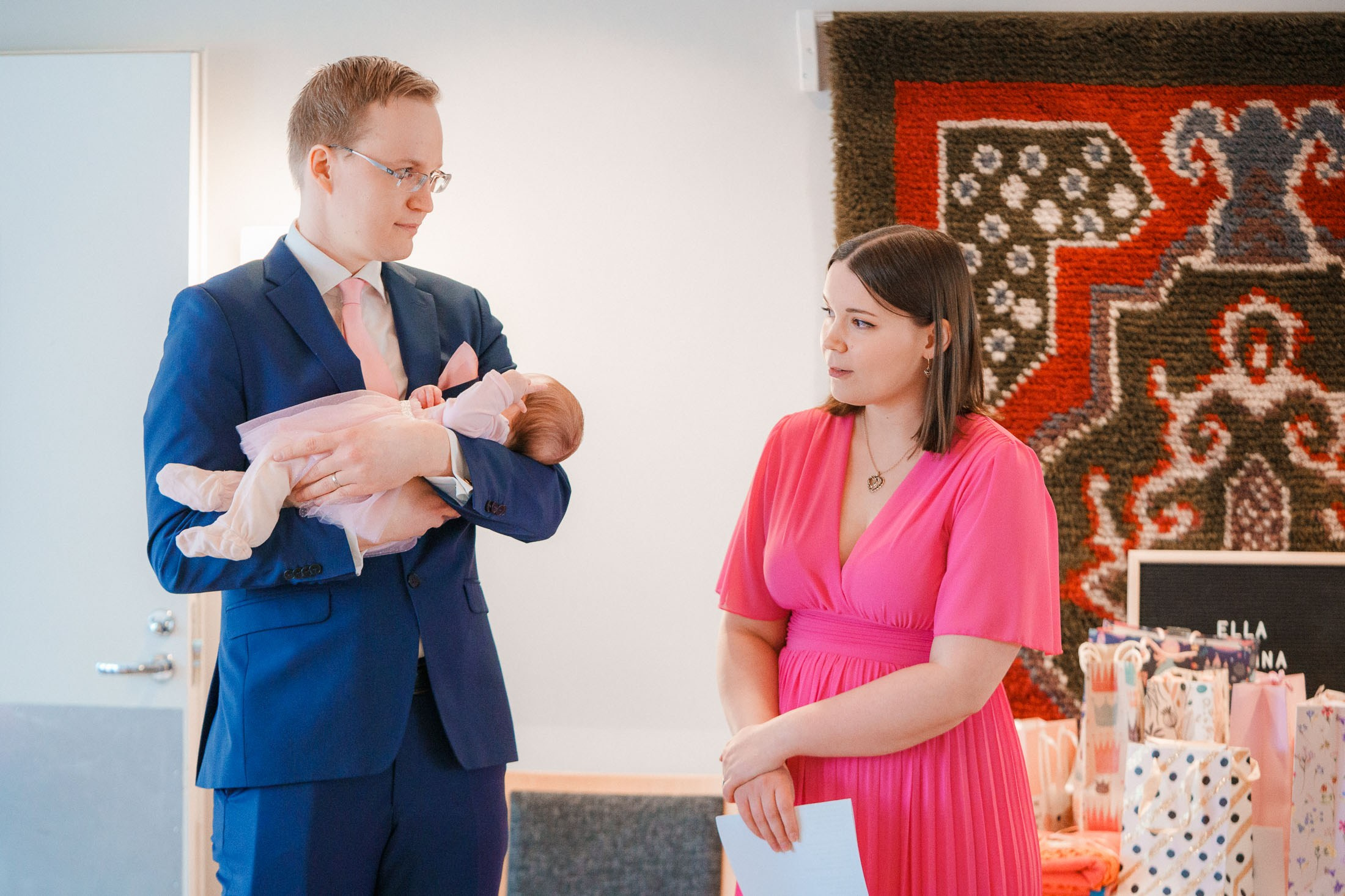 Ristiäisten kuvaus, Huopalahden kirkko