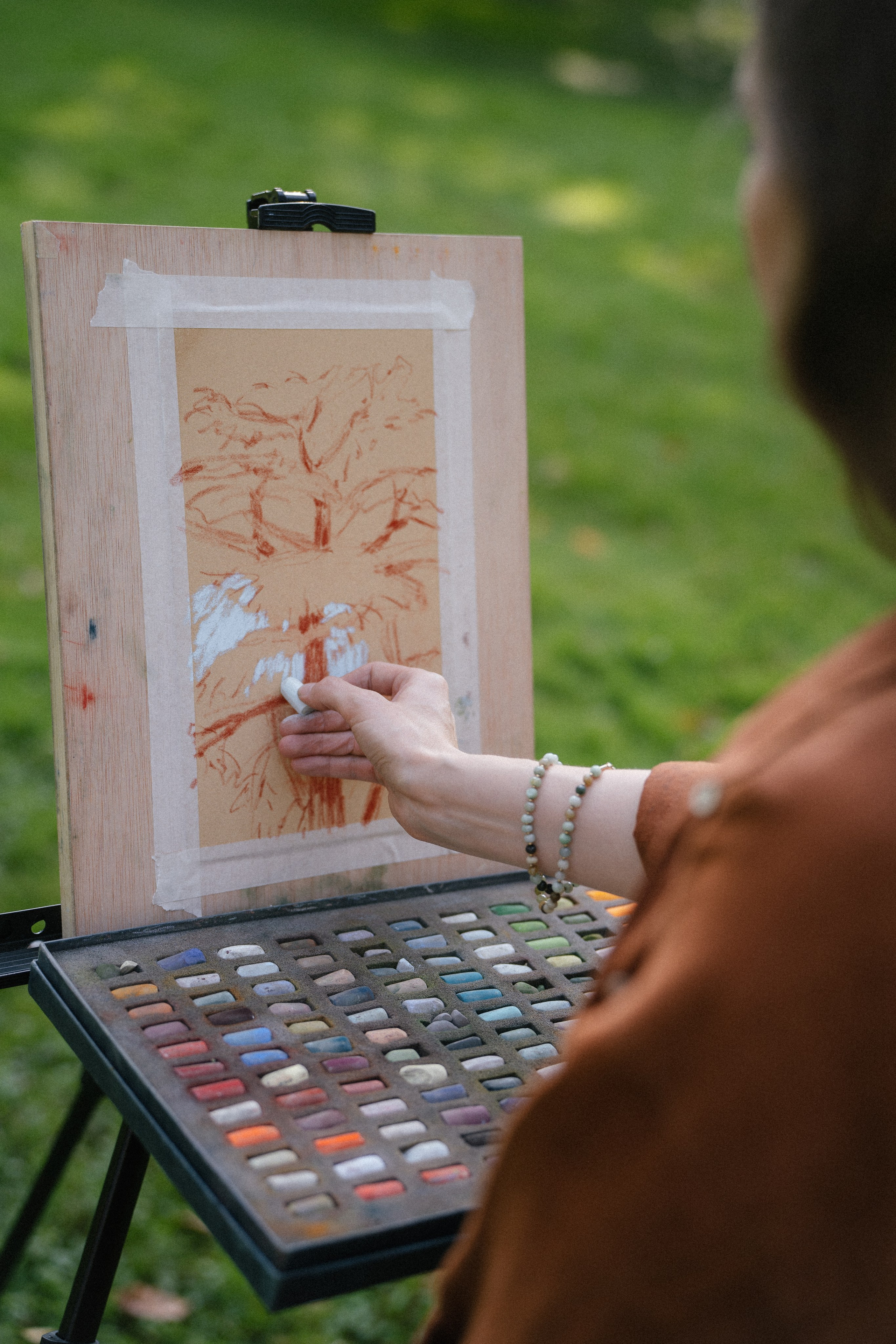 Контент съемка для художника. Фотограф в Мадриде Алена Белянинова