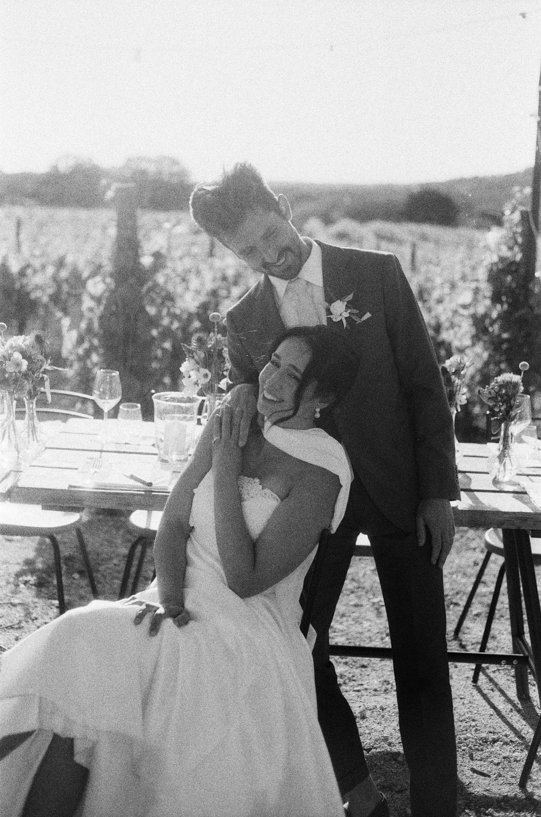 Stephanie & Christian film photos. Wedding photographer Italy