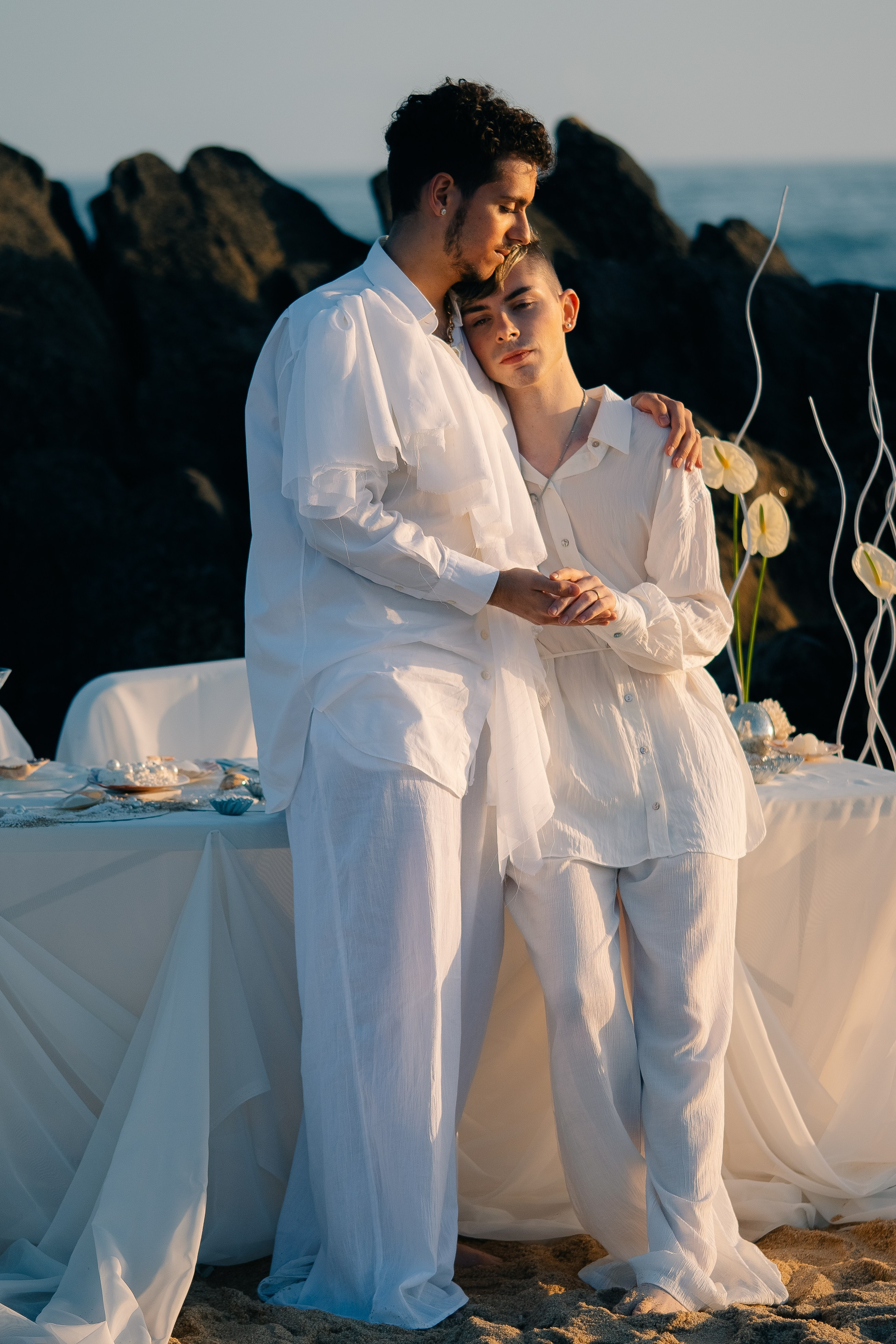 White Ocean Wedding. Maria Sher. Professional photographer from Porto, Portugal