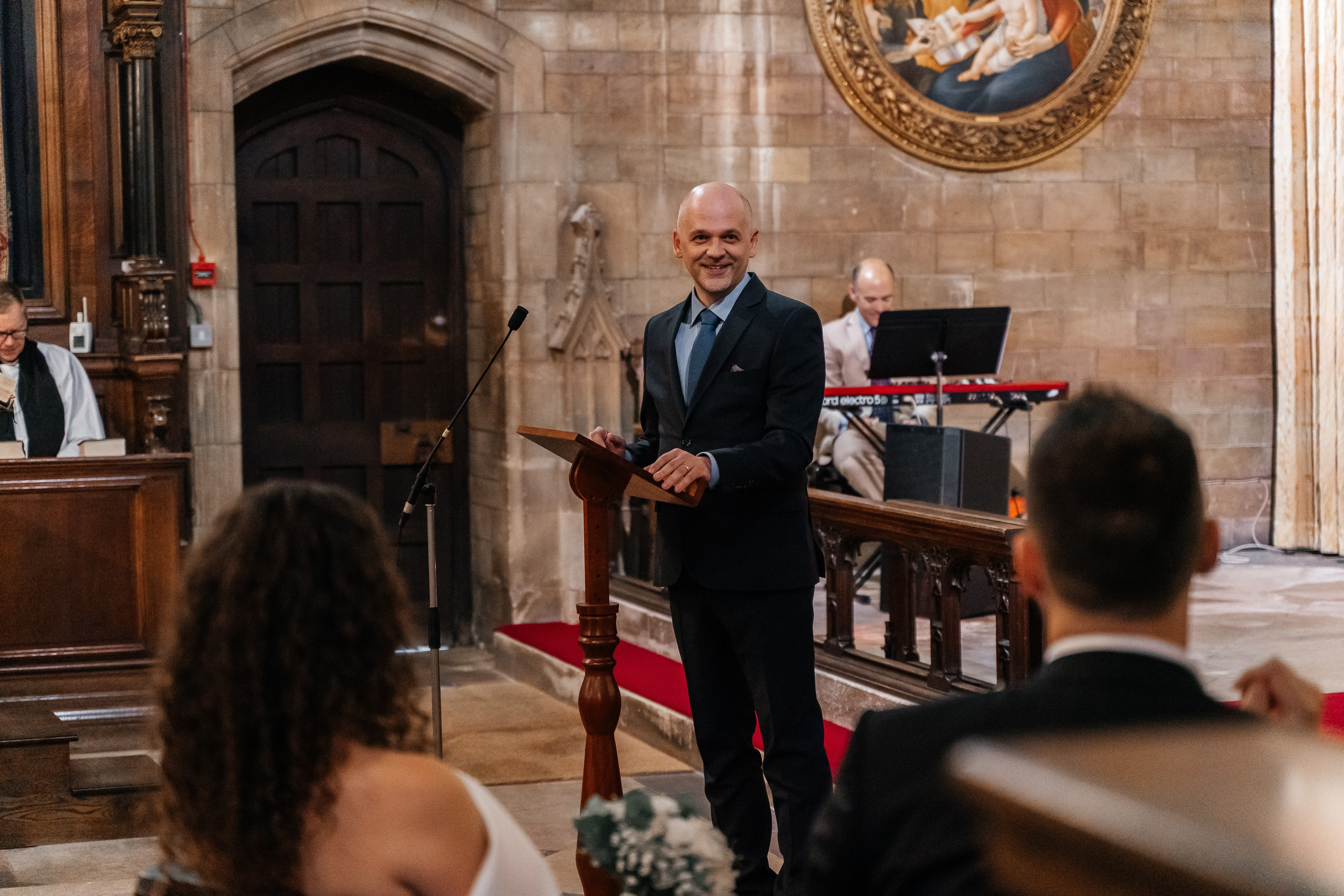 Wedding ceremony at The Lower chapel in Eton, Wedding in Eton, wedding photographer in Eton, wedding photographer in Eton