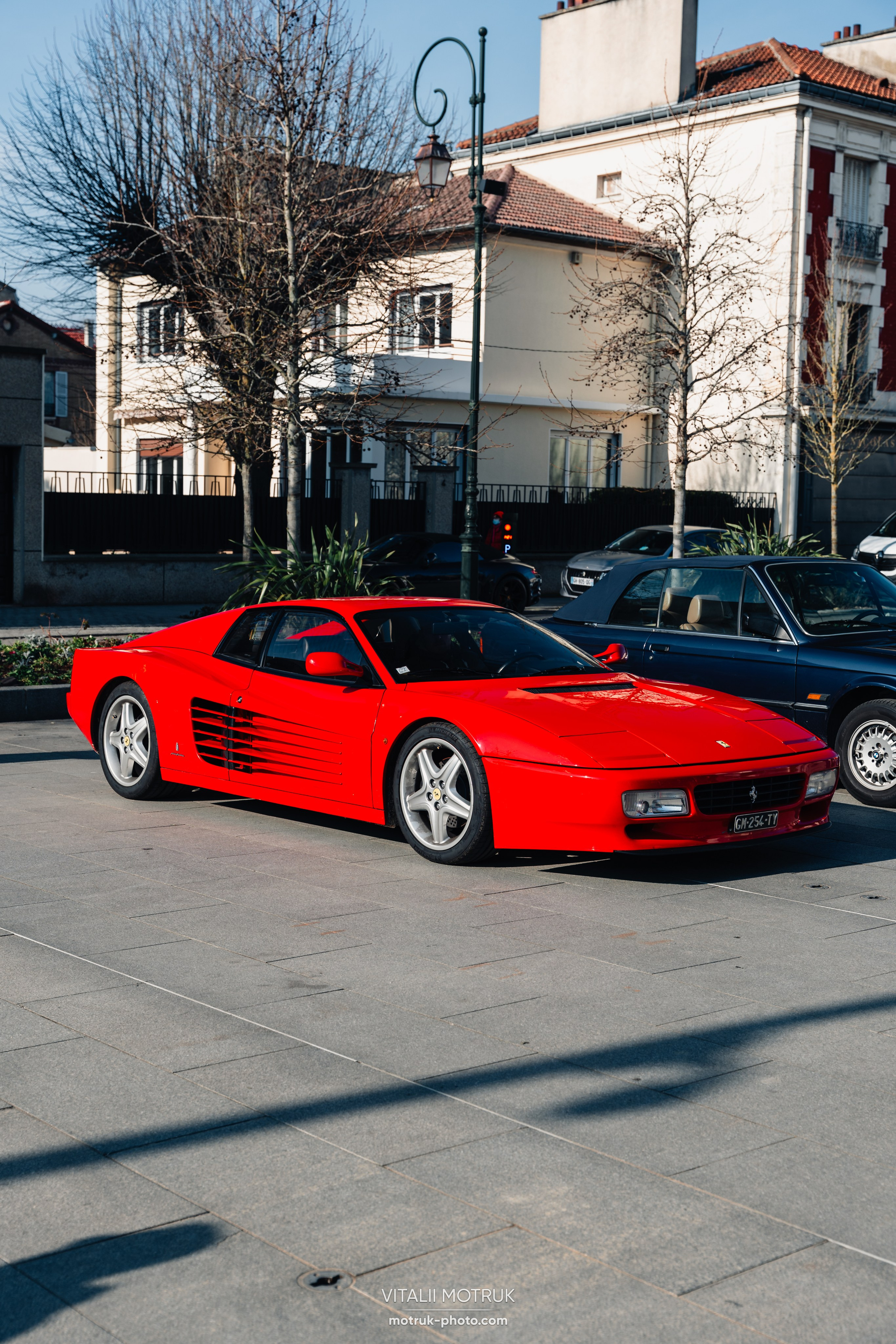 Rassemblement Colombes 16 fevrier 2025. Photographe de voitures à Paris — Vitalii Motruk