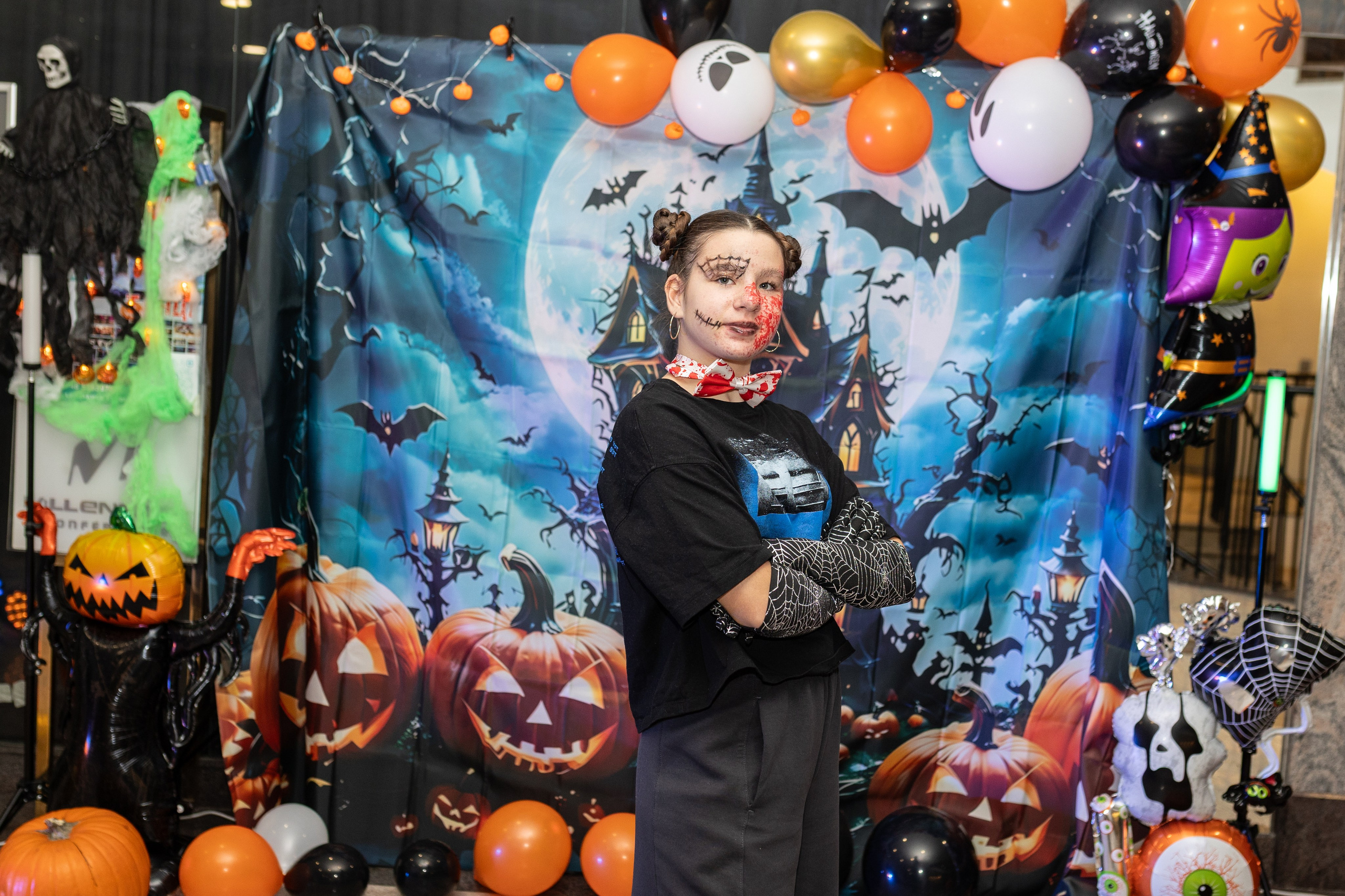 Leo dance studio Helloween 2025. Семейный и детский фотограф в Варшаве Мила Бобровская