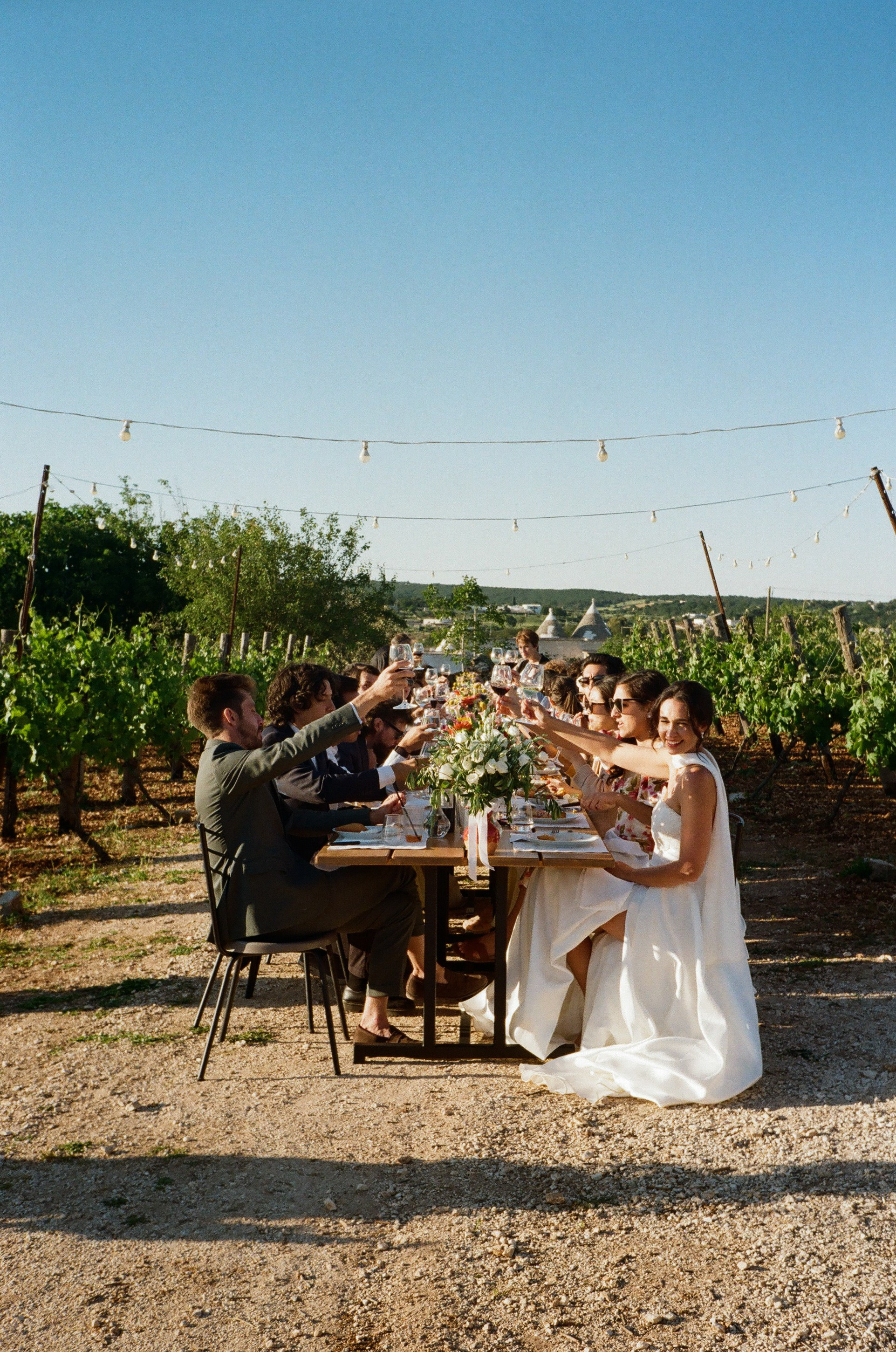 Stephanie & Christian film photos. Wedding photographer Italy