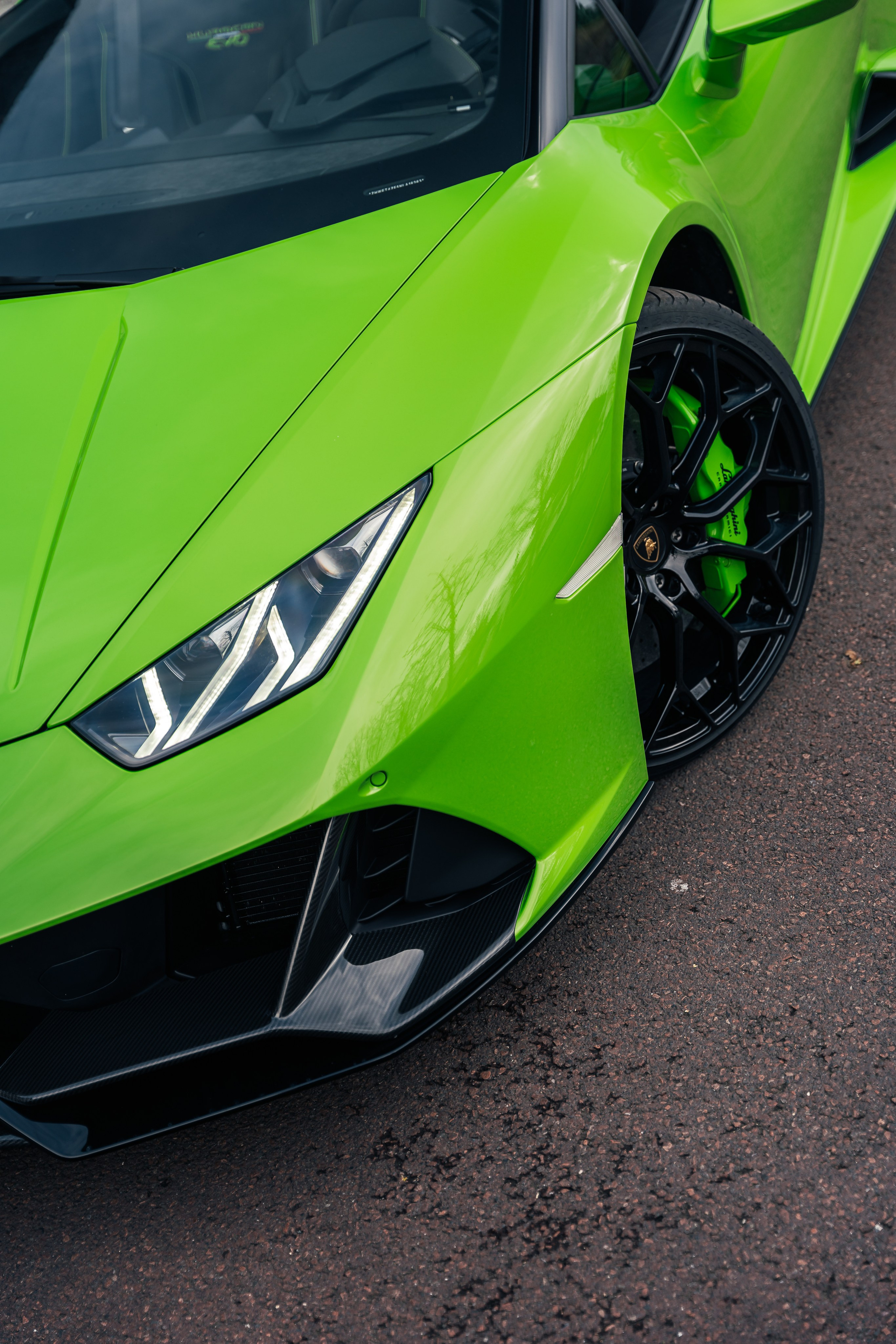 Lamborghini Huracan Evo Spyder. Photographe de voitures à Paris — Vitalii Motruk