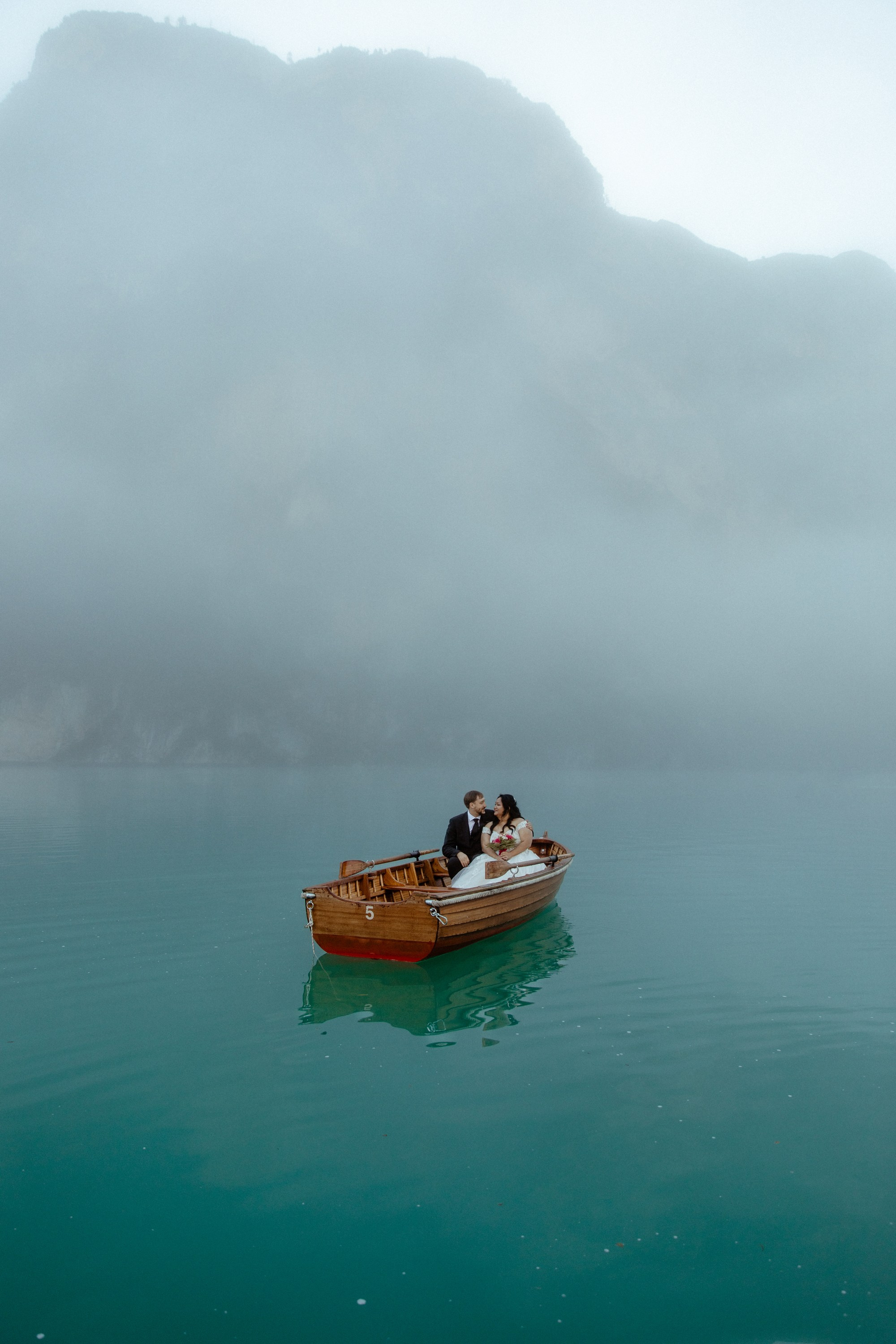 Secret Dolomites elopement at Lago di Braies & Cadini di Misurina | Best place to elope in Italy. Iceland elopement photographer & videographer
