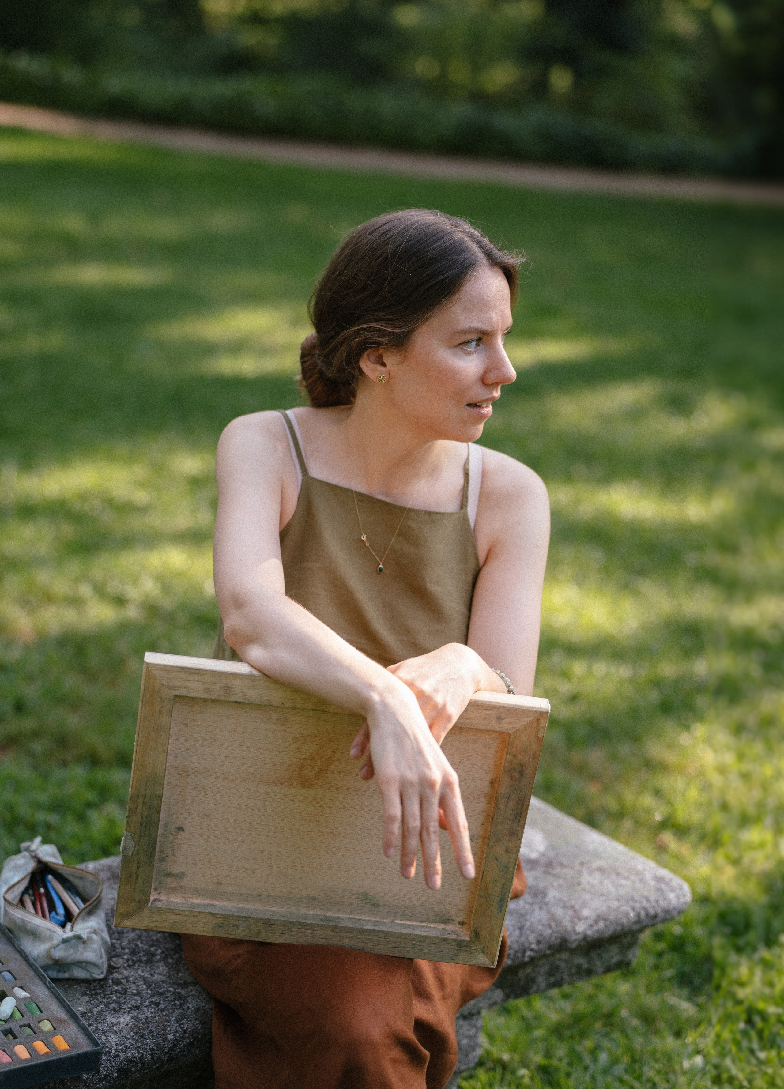 Контент съемка для художника. Фотограф в Мадриде Алена Белянинова