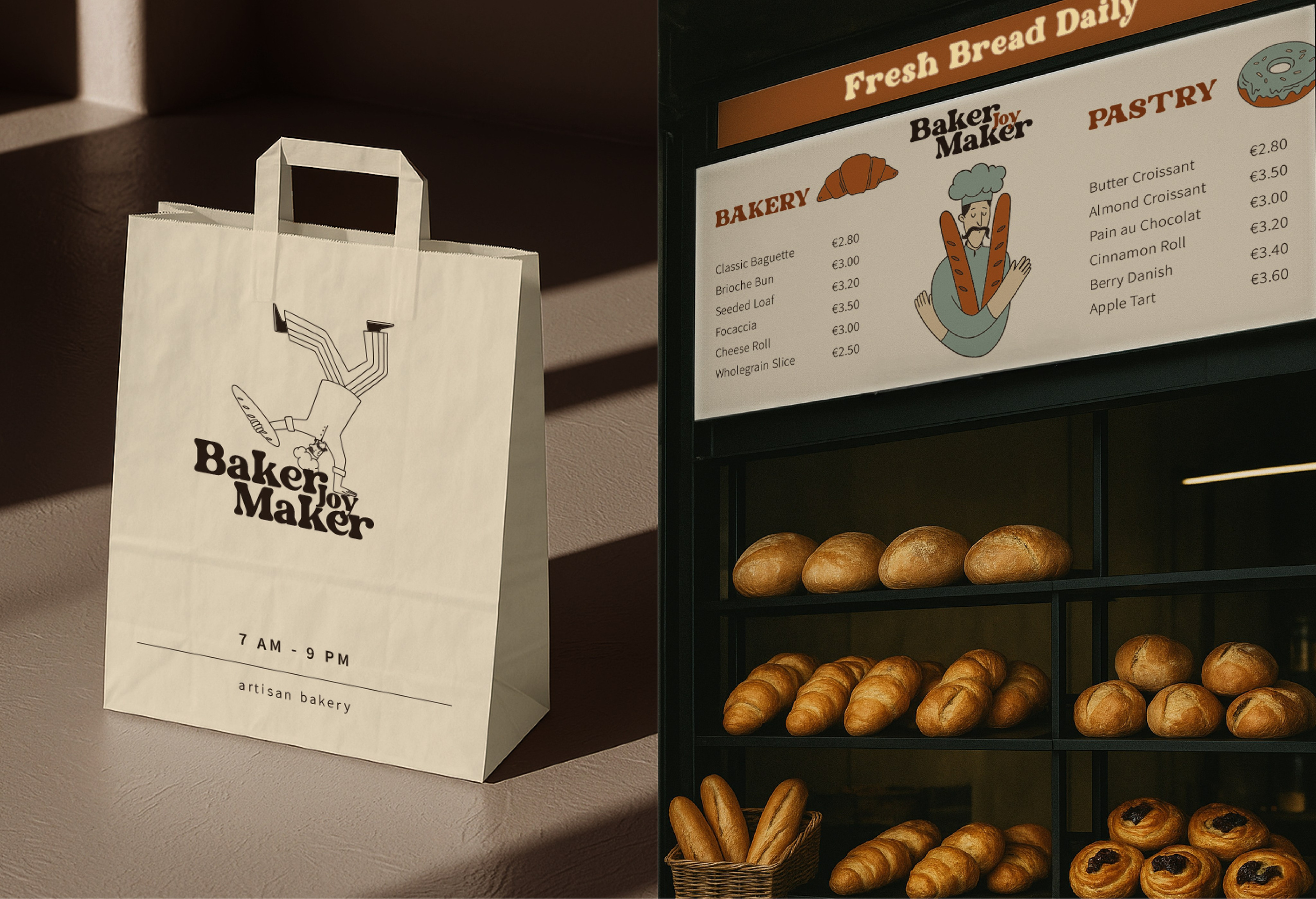 Baker Joy Maker. Helen Reveur | Illustrator & Brand Designer | Ready-Made & Custom Illustrations