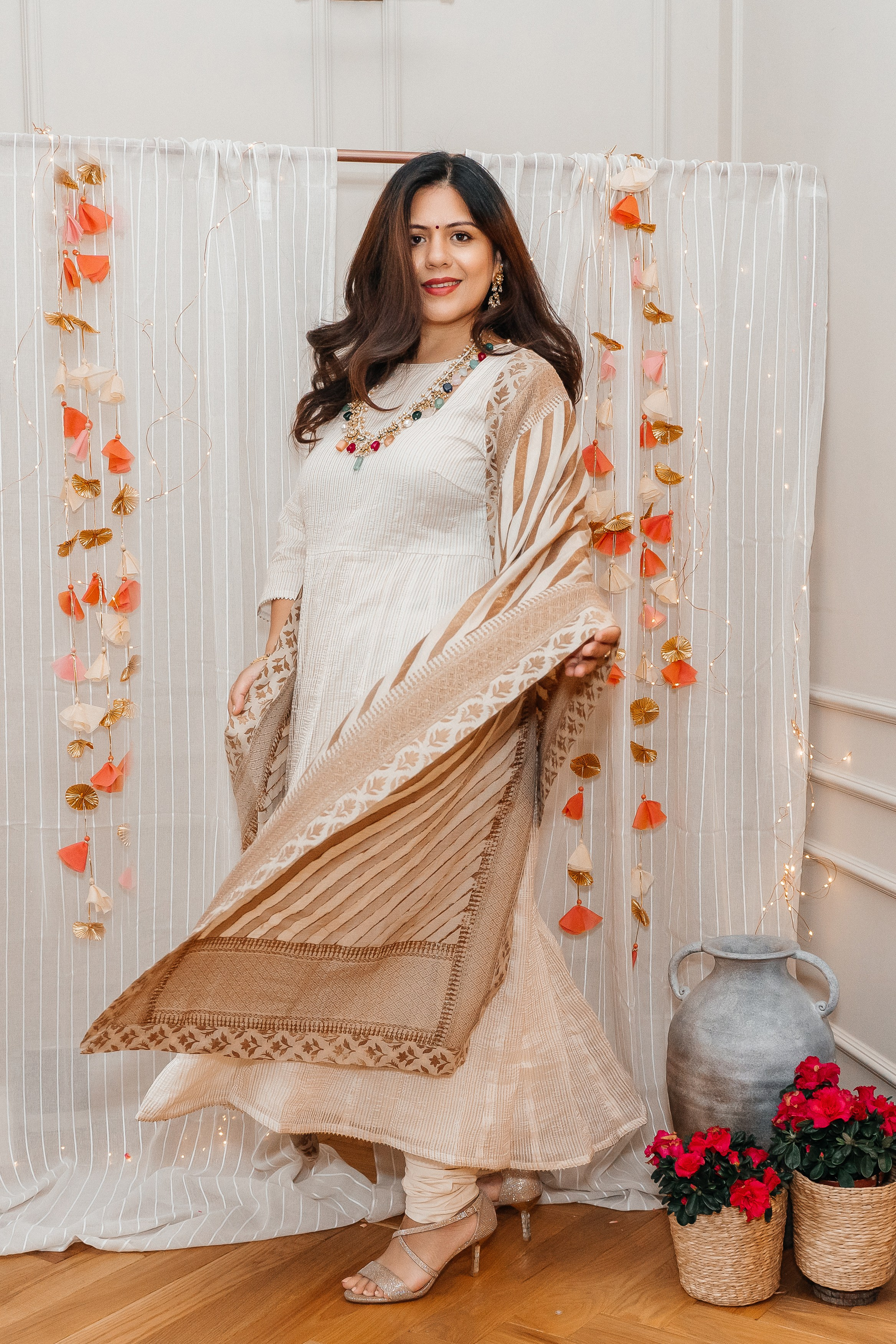 A photo shoot in a house in London