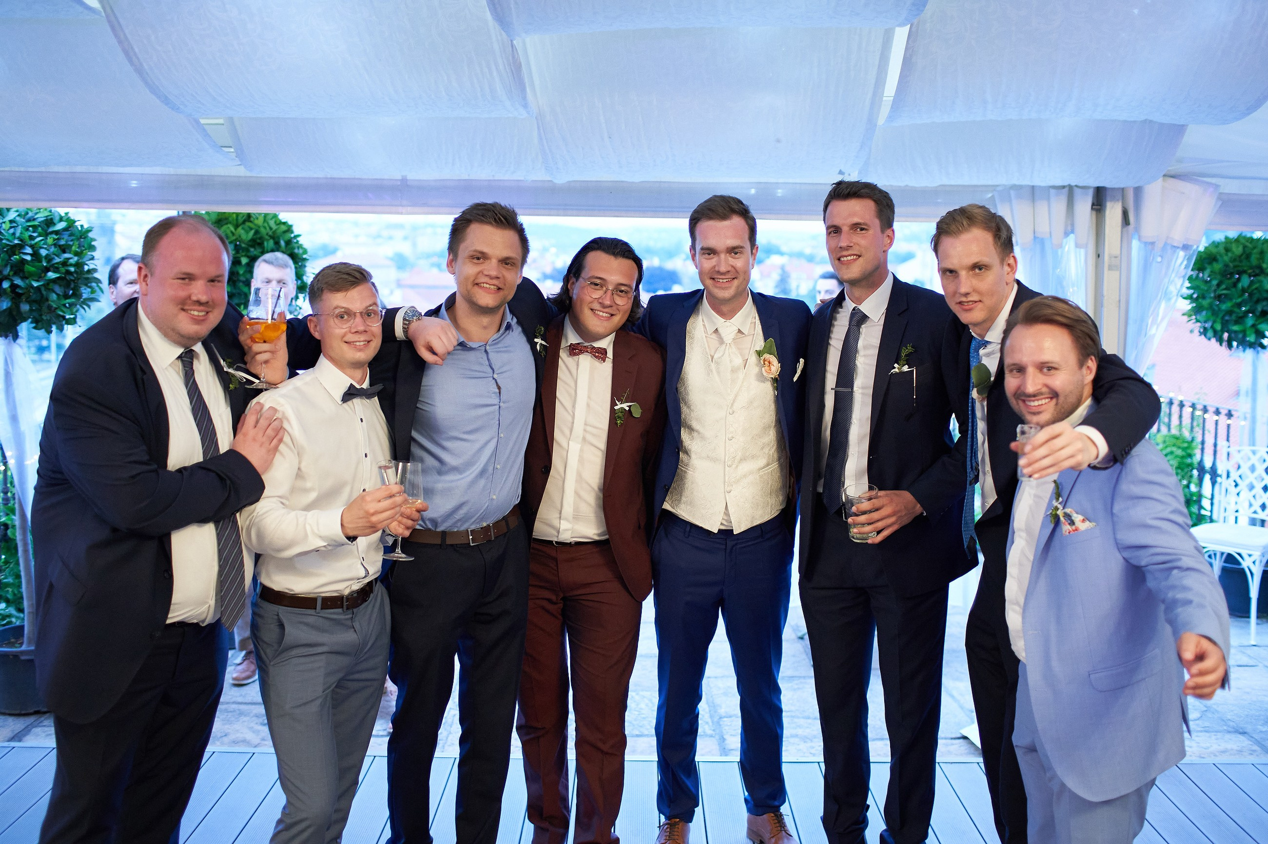 Groom and his best mates