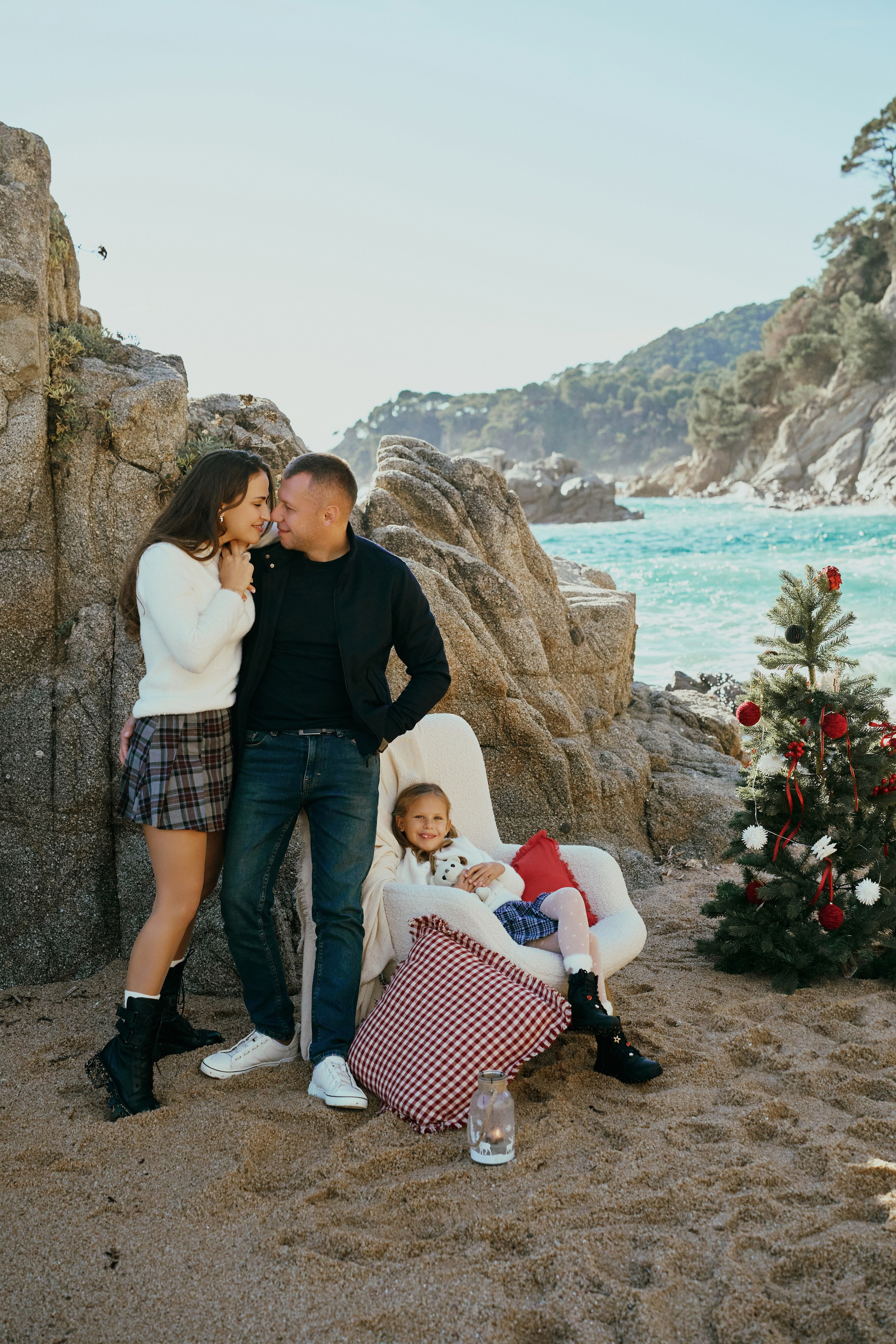 Рождество на пляже. Фотограф в Барселоне Жанна Захарченко