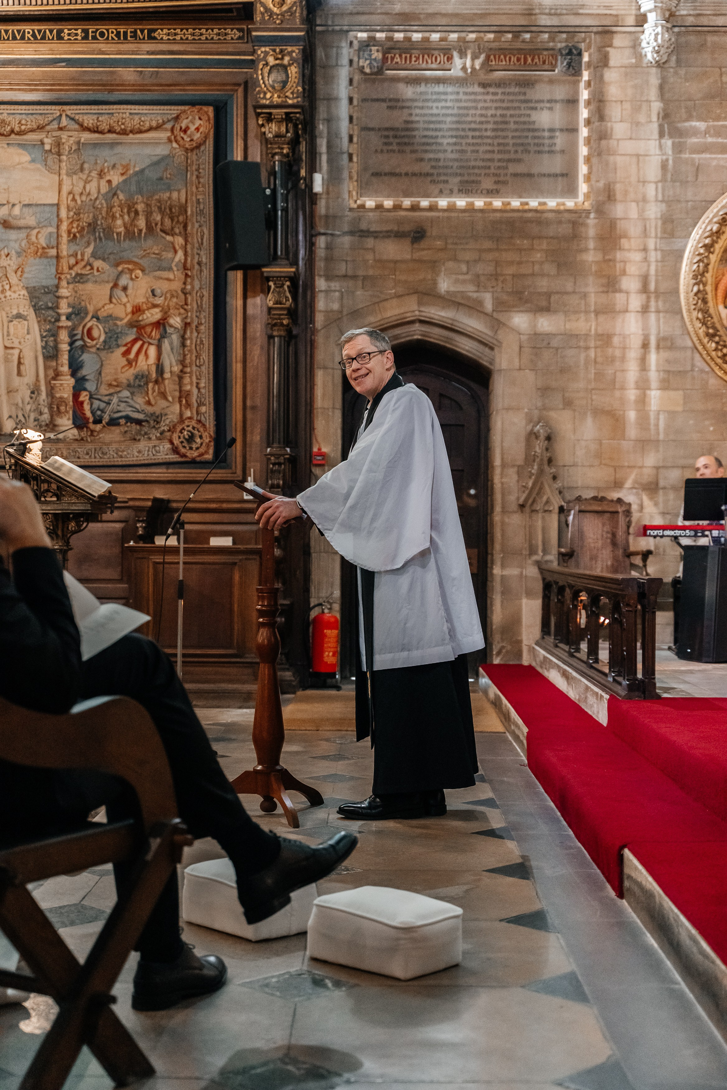 Wedding ceremony at The Lower chapel in Eton, Wedding in Eton, wedding photographer in Eton, wedding photographer in Eton