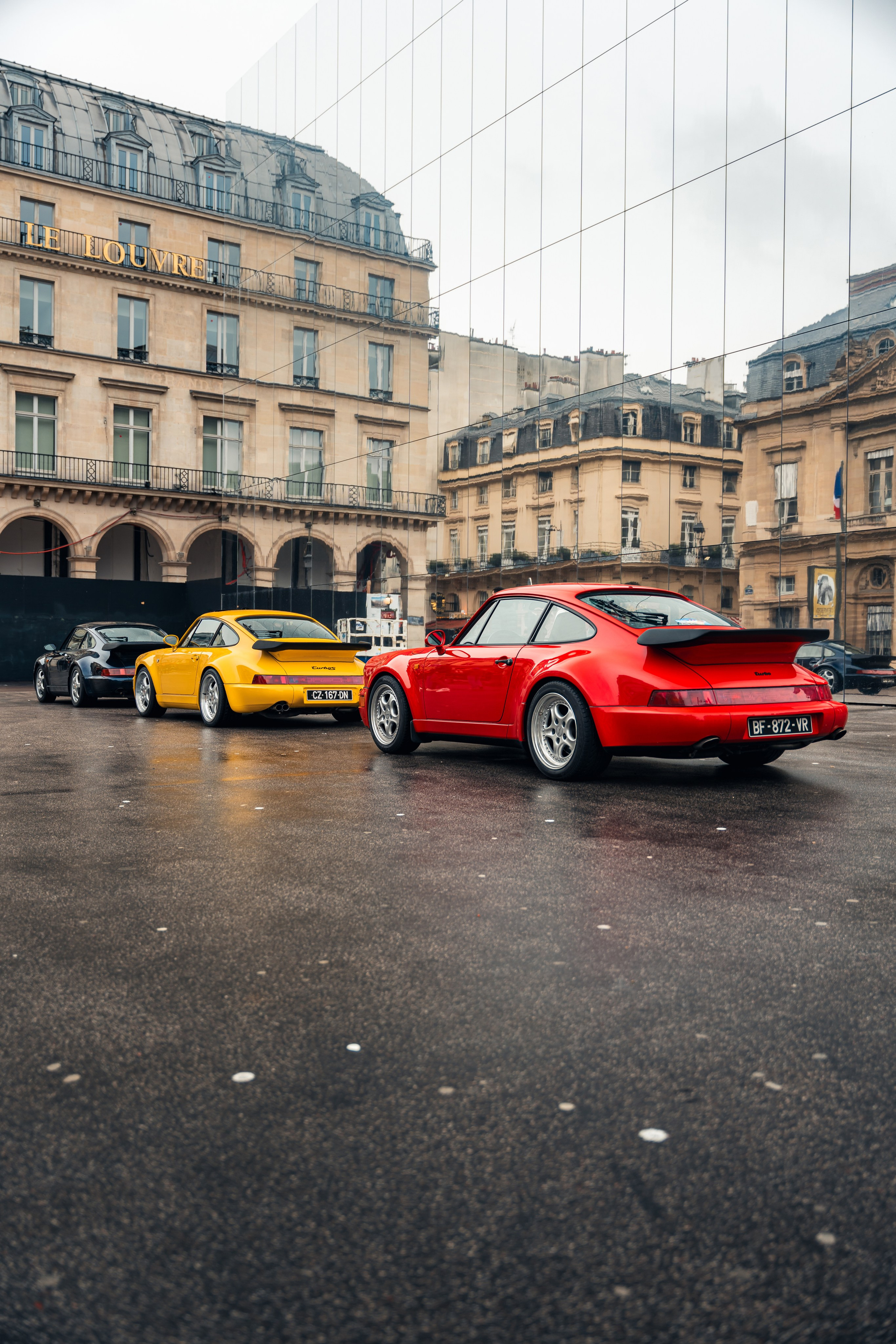 Porsches 964 Turbo. Photographe de voitures à Paris — Vitalii Motruk