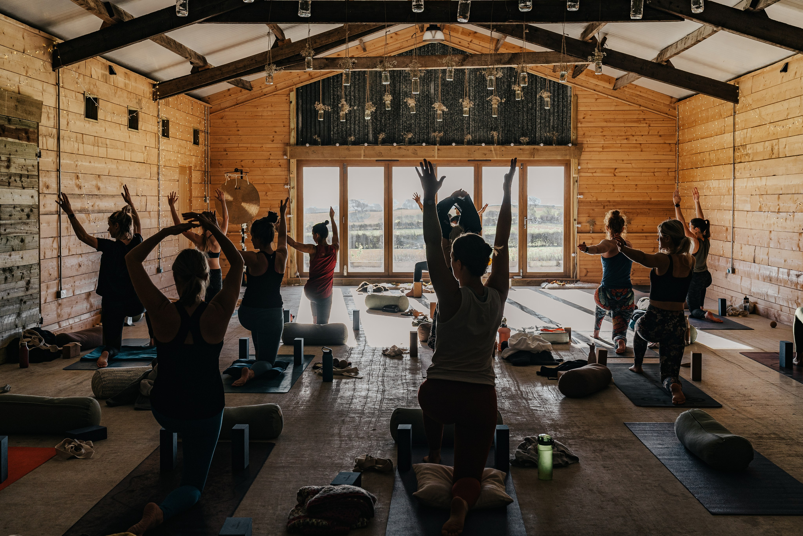 Yoga retreat photoshoot in Hexham, Northumberland 